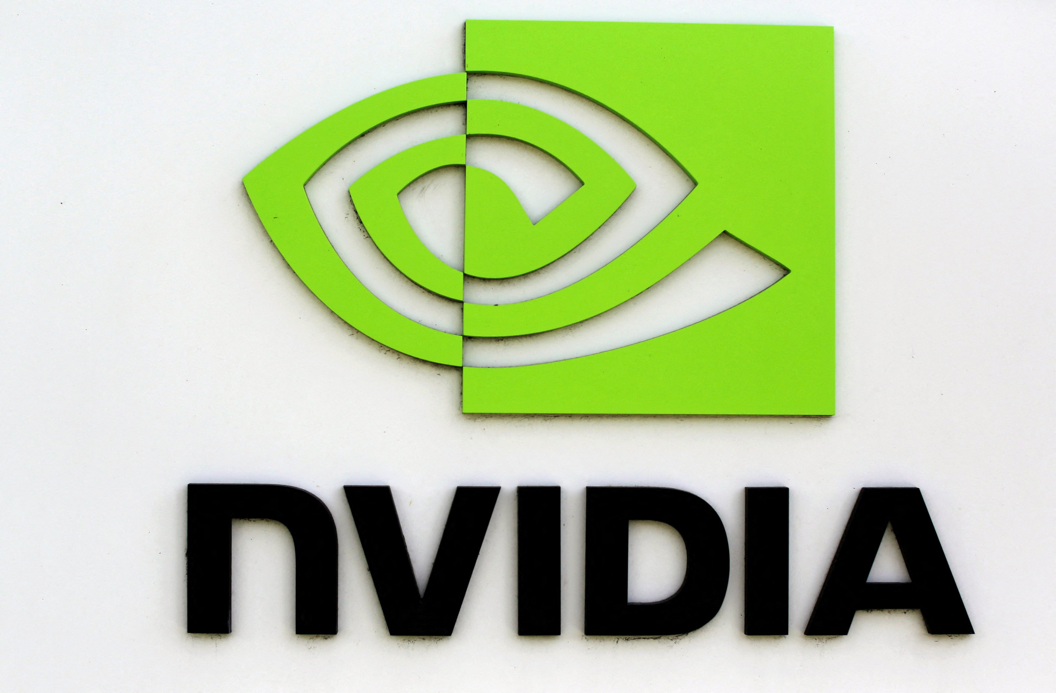 The logo of Nvidia seen at its headquarters in Santa Clara, California. Photo: Reuters