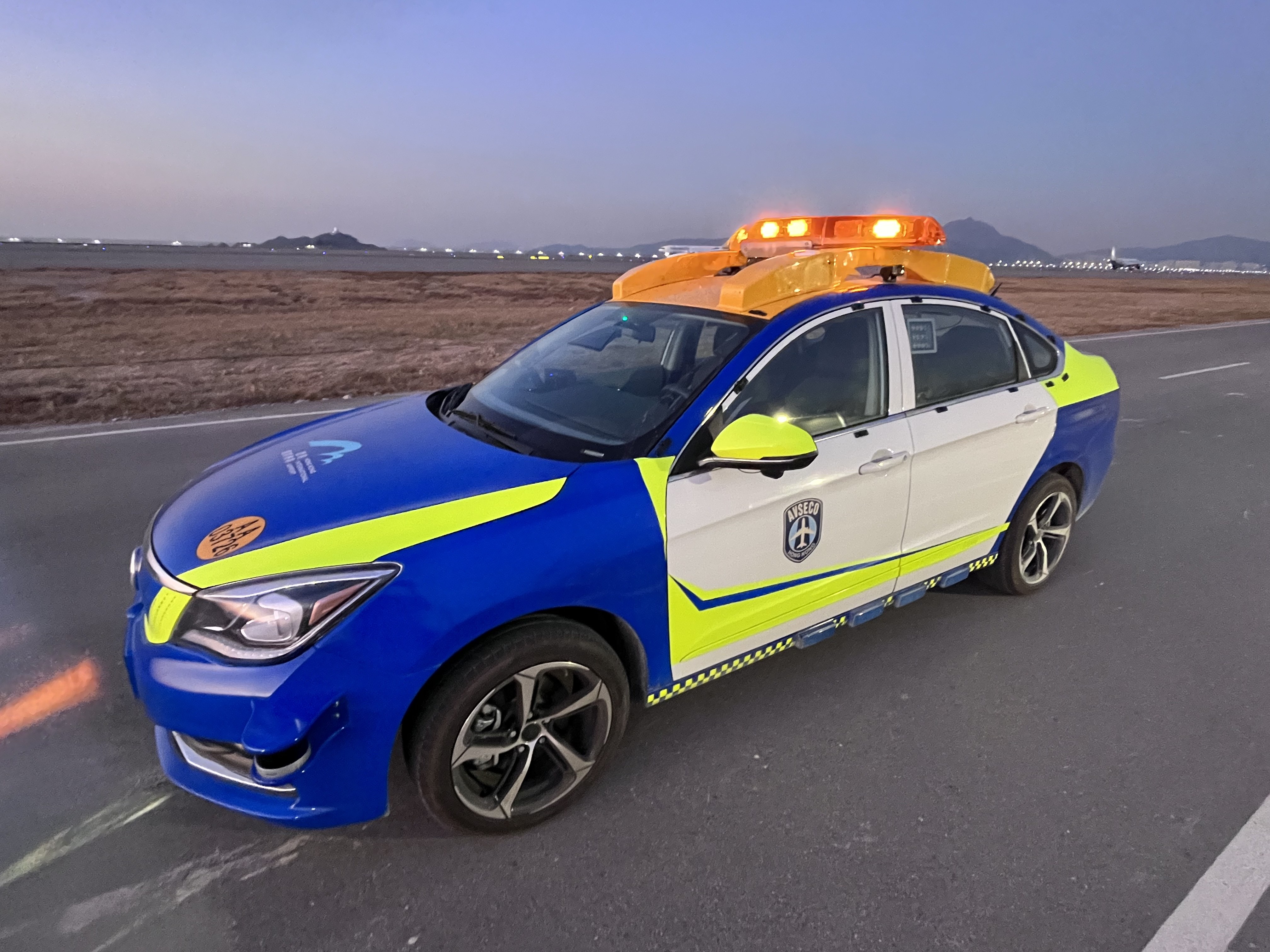 An autonomous patrol car made by Uisee. The Chinese AI company says it will set up its international headquarters and research centre in Hong Kong. Photo: Handout