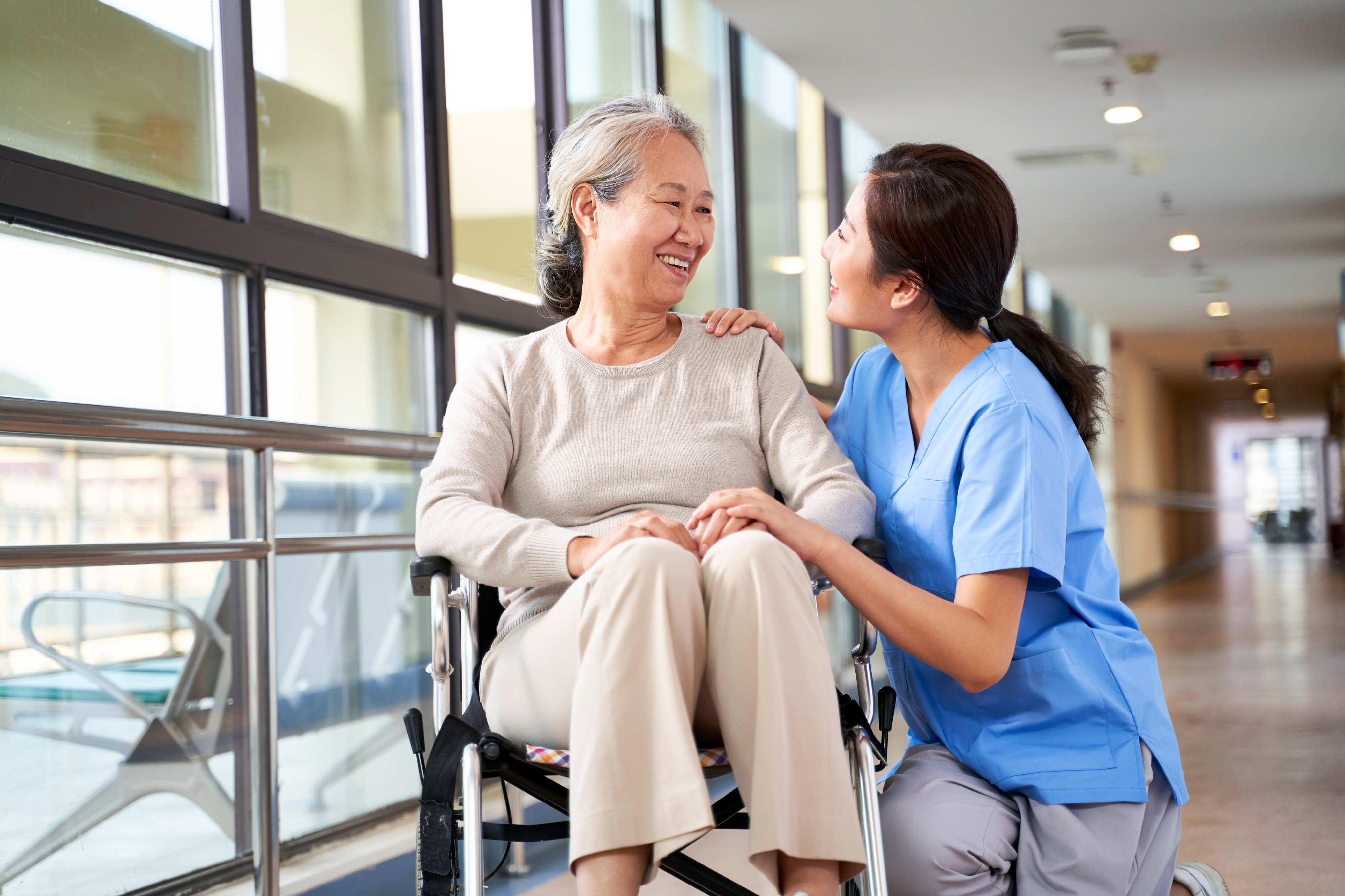 China is hoping to recruit more young, qualified workers for the senior care industry. Photo: Shutterstock