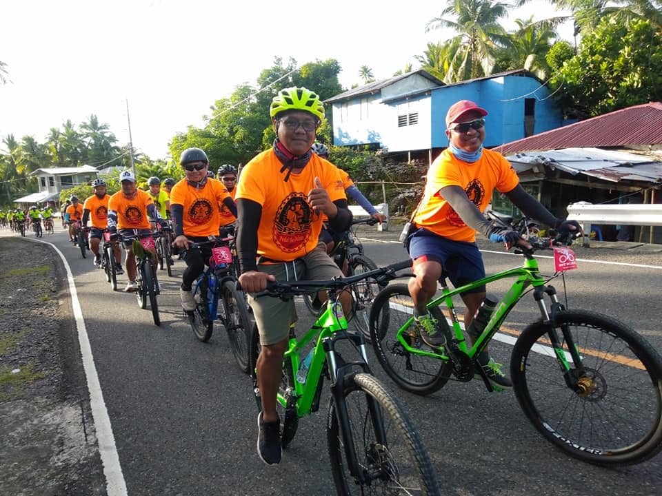 A Bike Scouts deployment in the Philippines’ Eastern Samar province. Photo: Bike Scout Project/Handout