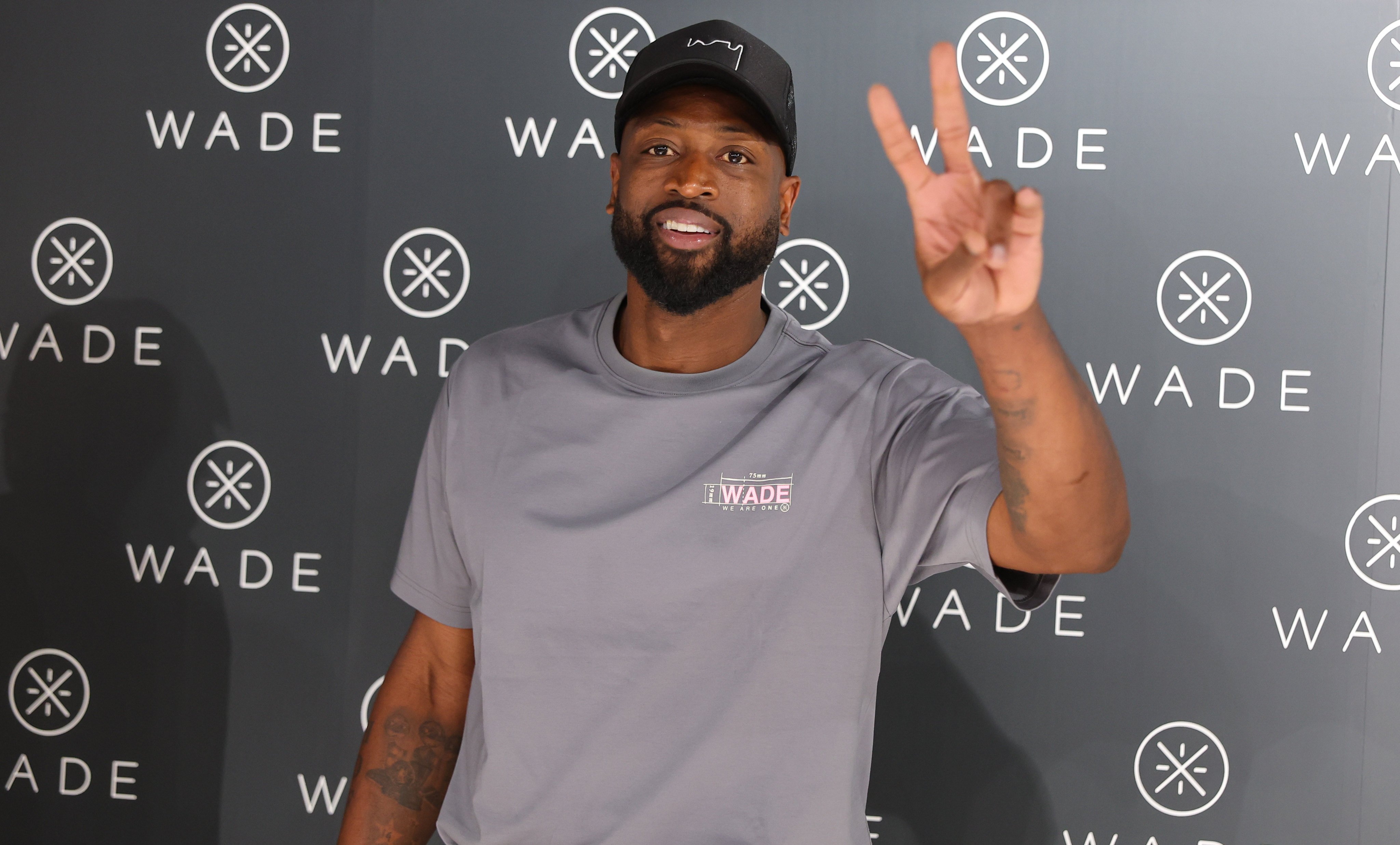 Ex-NBA basketball player Dwyane Wade during an appearance in Hong Kong on Monday. Photo: Edmond So