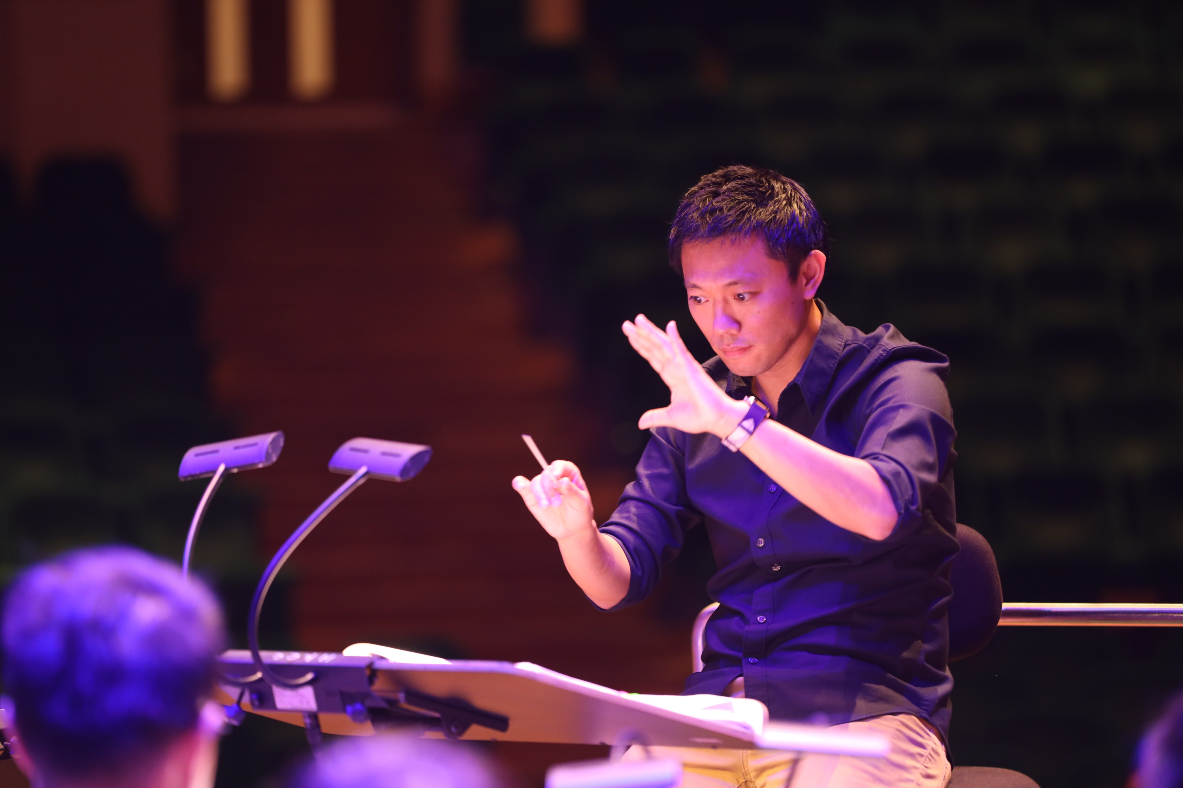 Philip Chu, an Australian-trained conductor and director of Viva Knitwear, will conduct Cantabile, a chamber choir and an orchestra made up of young local musicians in Hong Kong, to perform The Fairy Queen on March 18 in the city. Photo: Cantabile