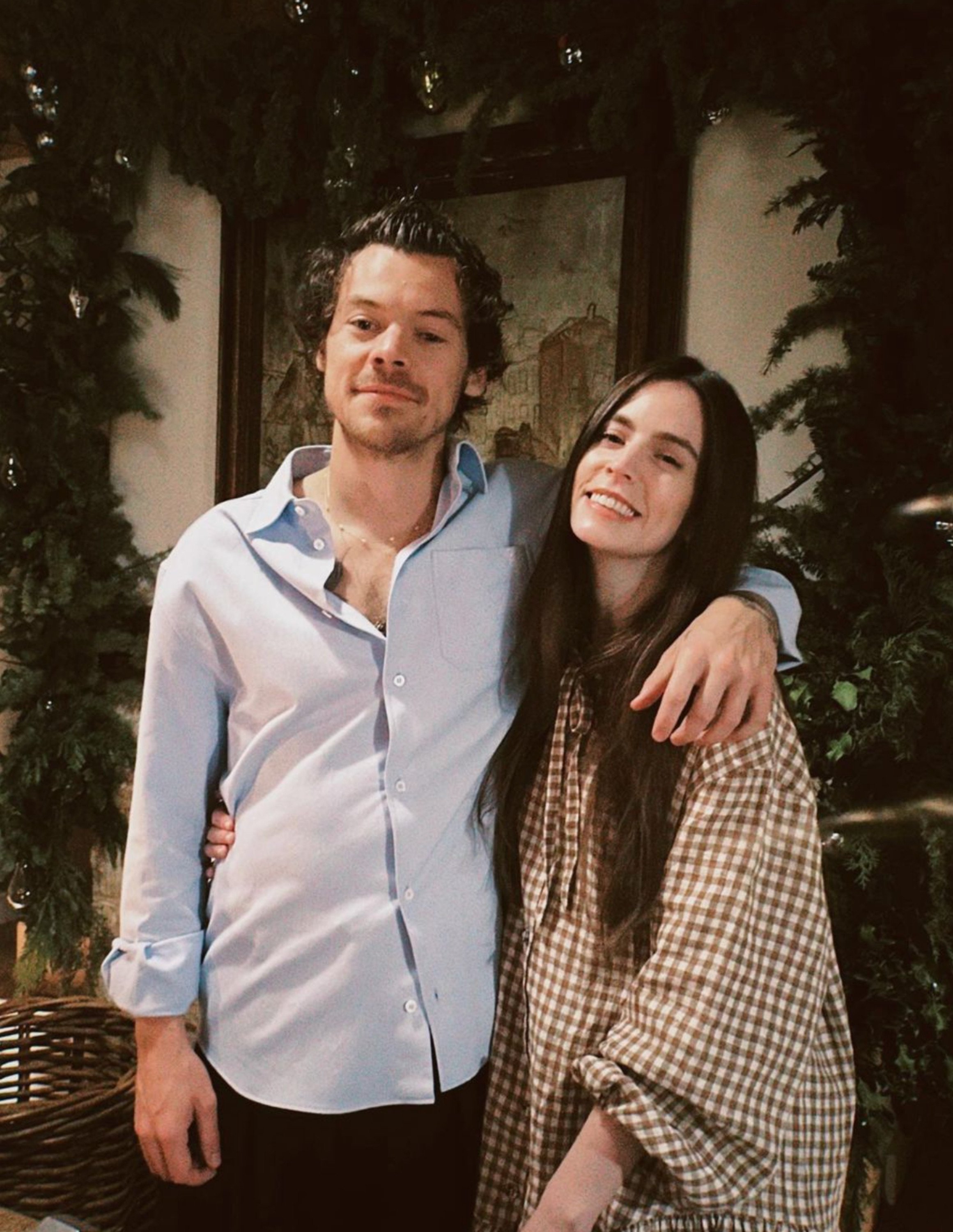 Harry Styles and his older sister Gemma Styles. Photo: @gemmastyles/Instagram 