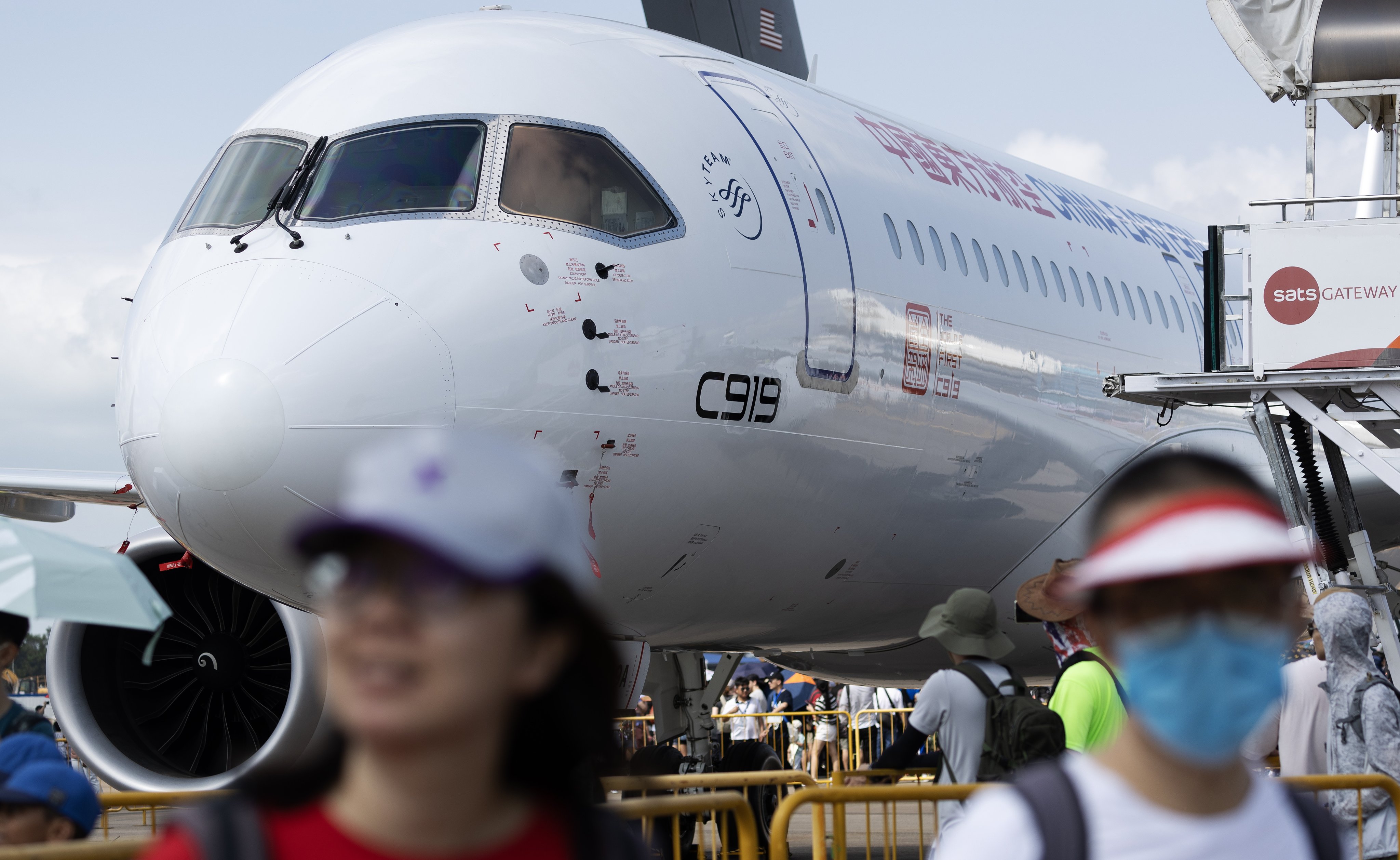 China has already bagged more than 1,000 orders for its home-grown c919 narrowbody passenger jet. Photo: EPA-EFE