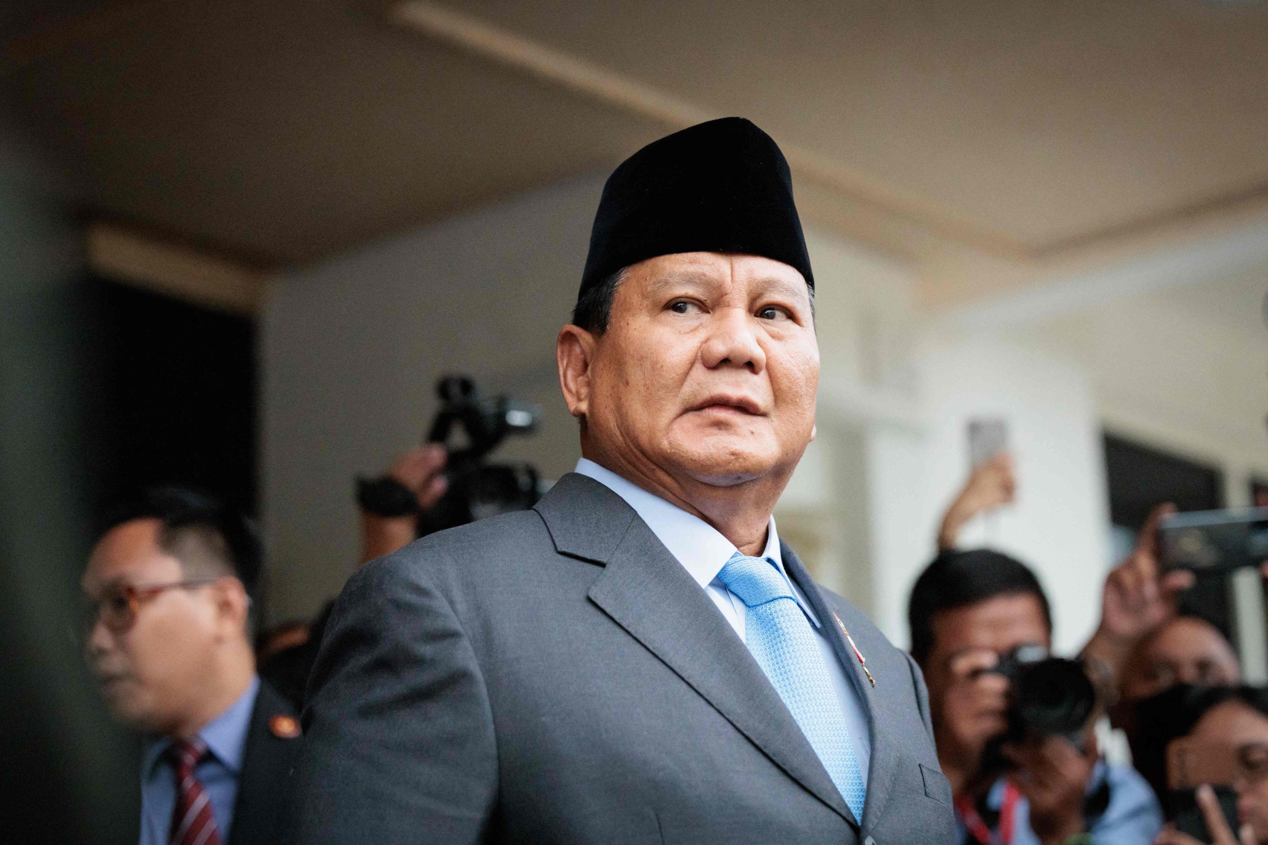 Indonesia’s president-elect Prabowo Subianto. Photo: AFP