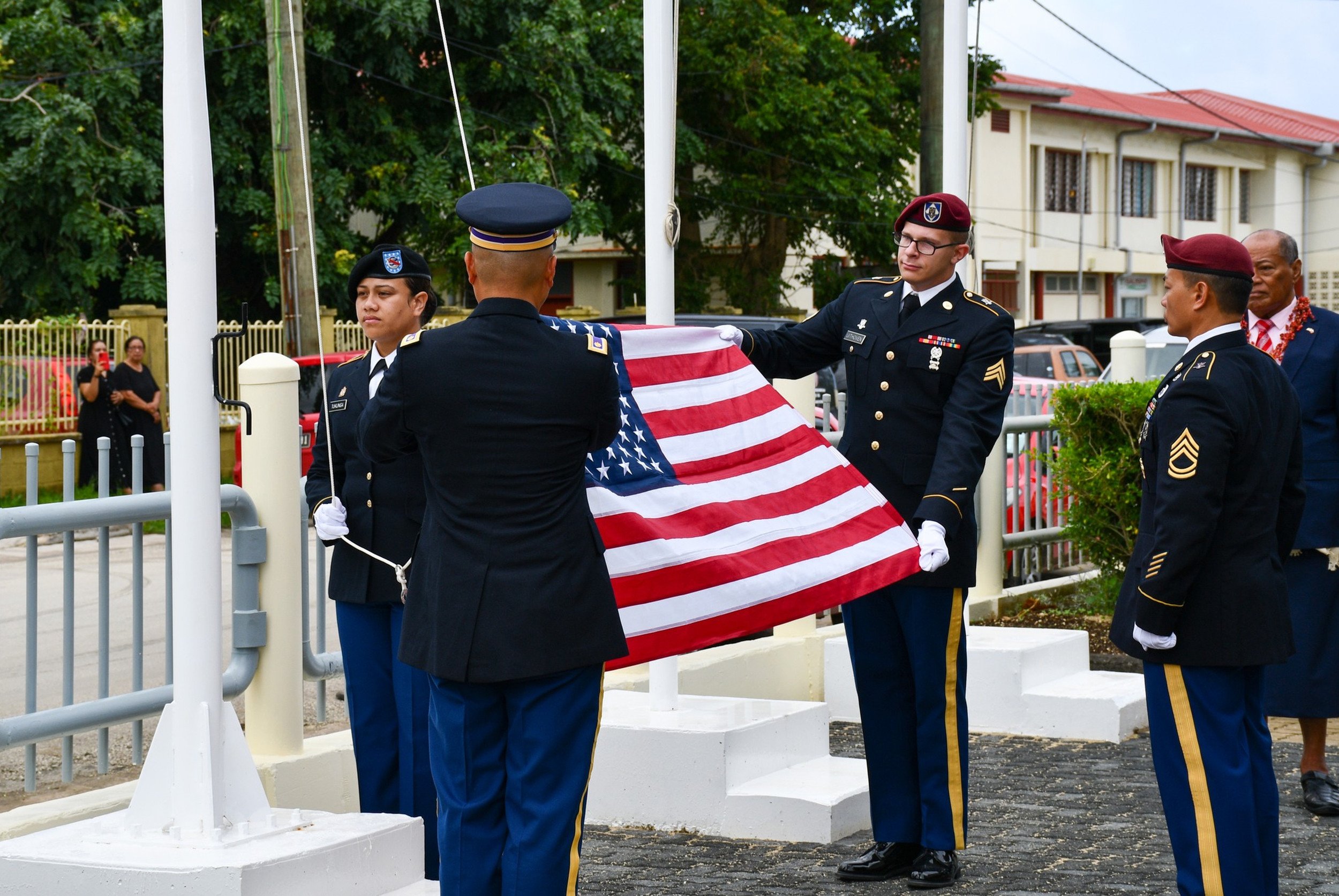 A ceremony to mark the opening of the new US embassy in Nuku’alofa, Tonga. Photo: US Department of State