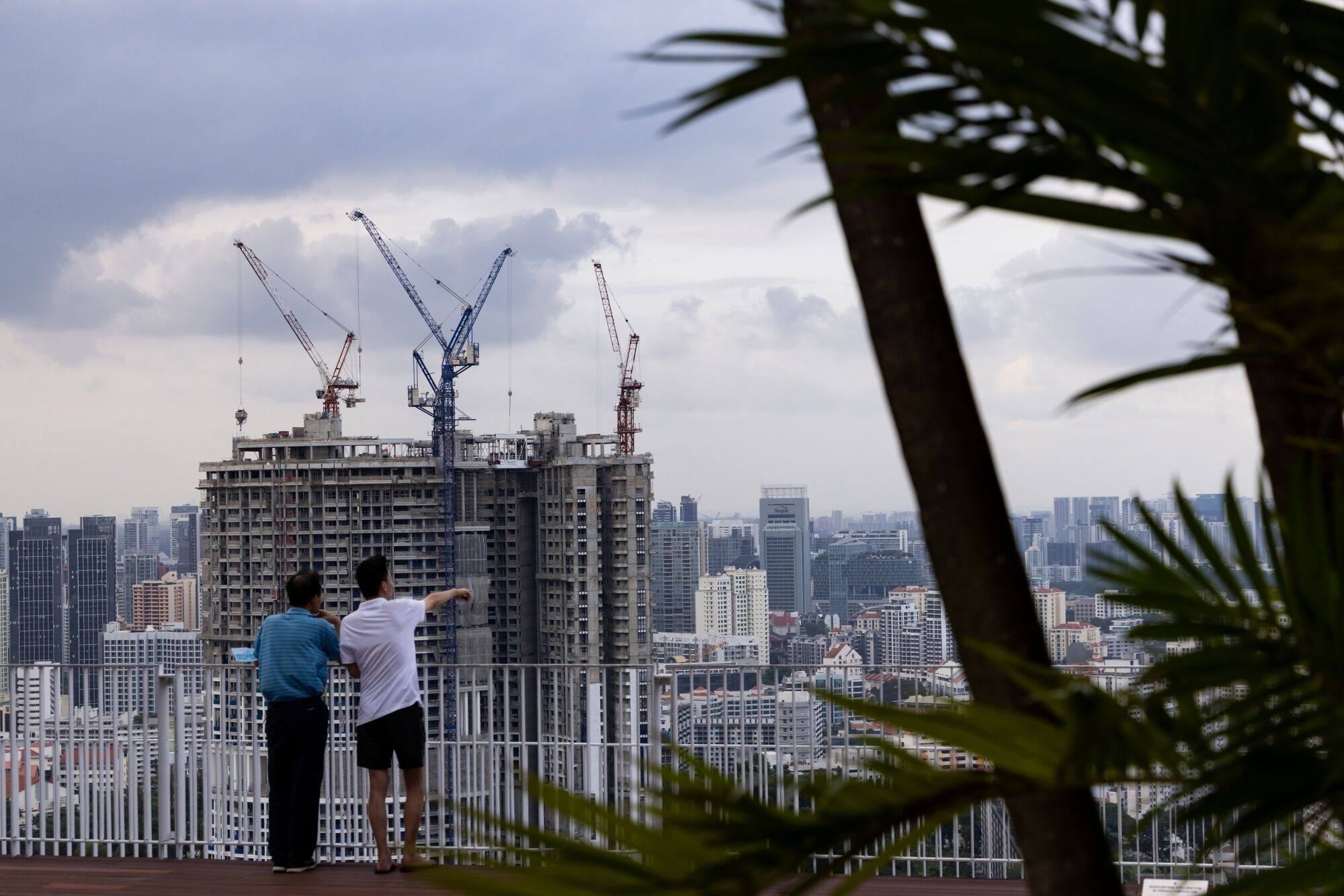 Buildings under construction in Singapore. As of December 29 last year, two non-governmental organisations, Think Centre and Maruah, have been designated as politically significant persons. Photo: Bloomberg