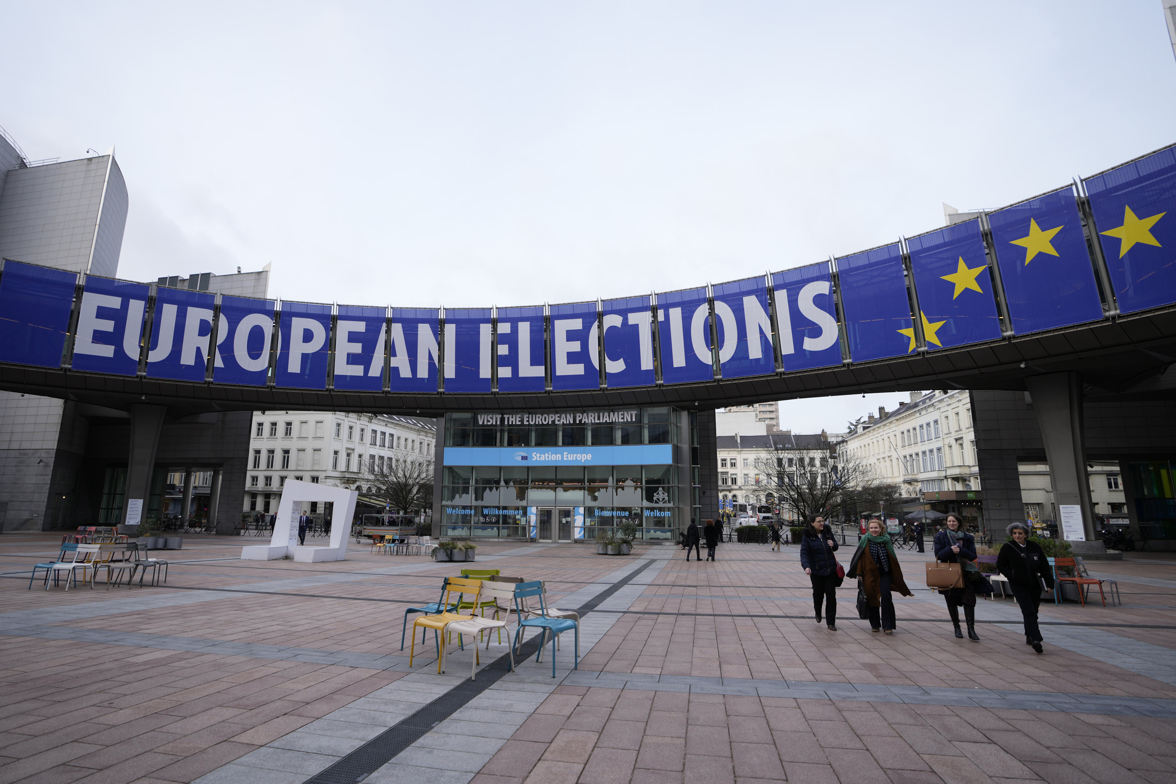 The European Parliament and its lawmakers are sidestepping their own restrictions on the Chinese video sharing platform in the run-up to elections. Photo: AP