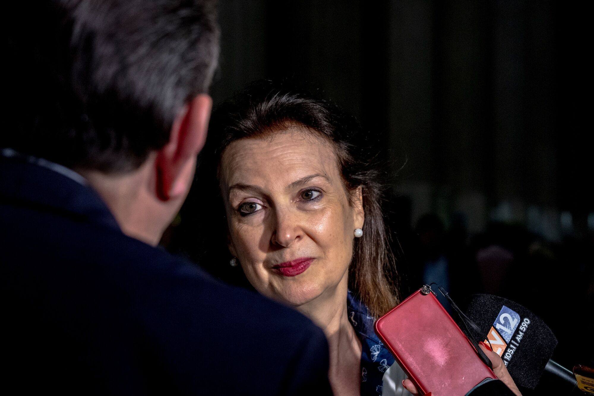 Argentine Foreign Minister Diana Mondino has said her country prefers to work with liberal democracies like the US. Photo: Bloomberg