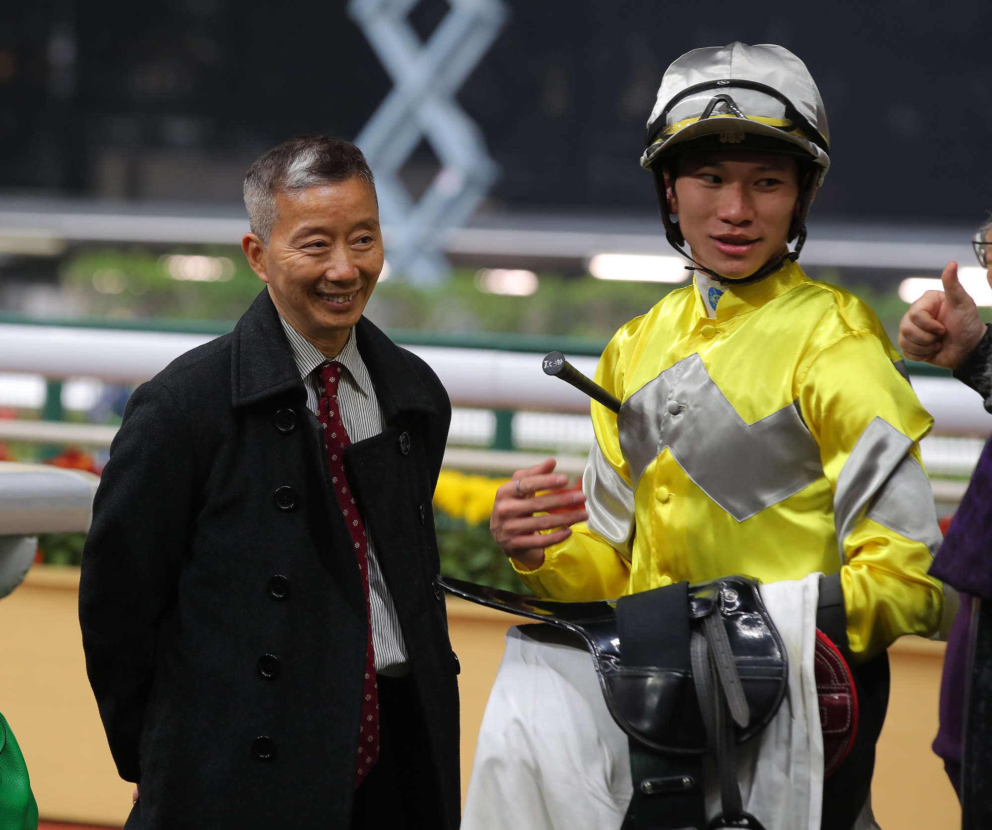 Benno Yung and Jerry Chau are all smiles after Super Joy N Fun’s latest win.