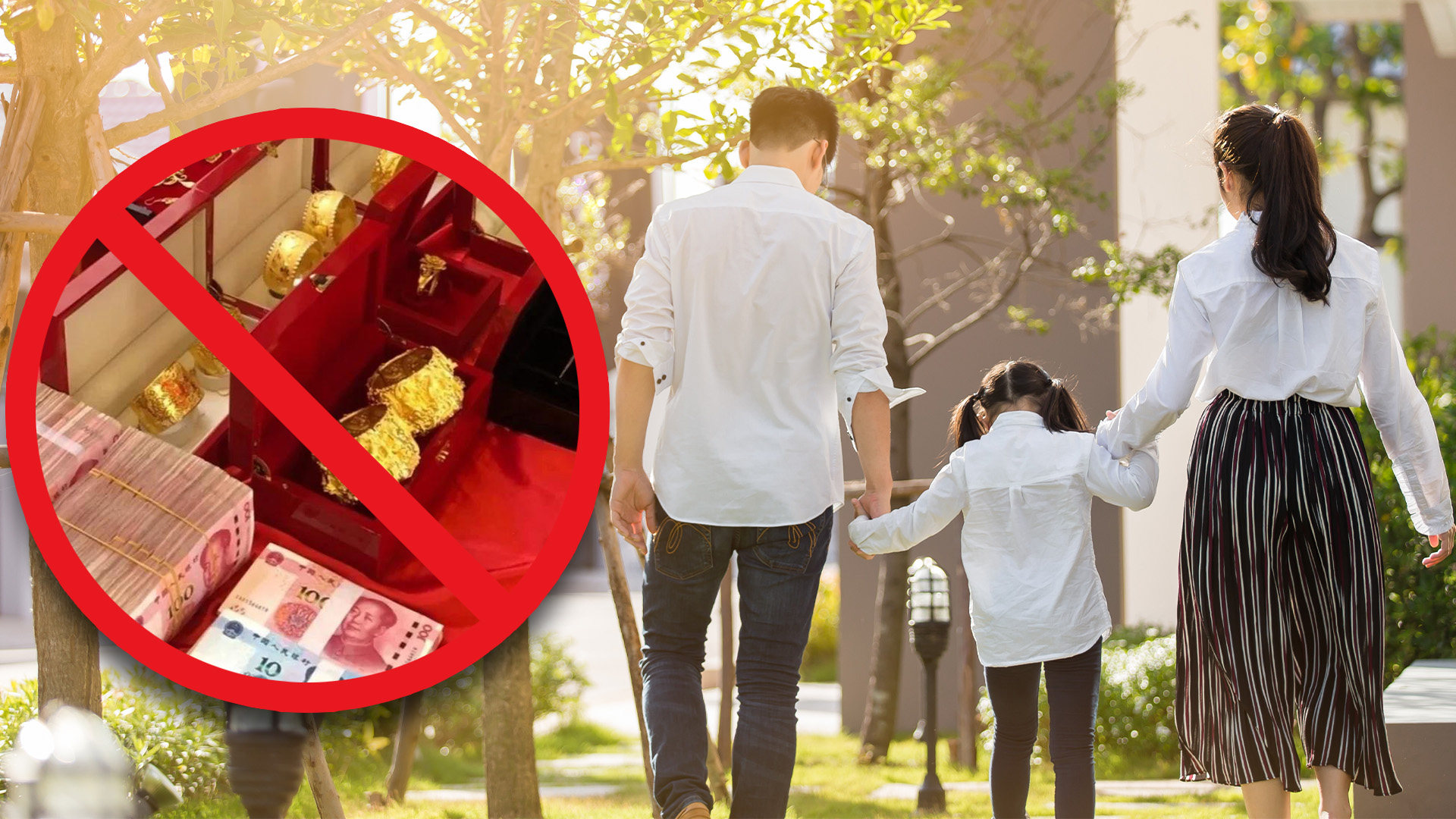 A county-level government in China has launched an incentive scheme for newlywed families in a bid to help eradicate the costly traditional practice of paying a “bride price” as a betrothal gift. Photo: SCMP composite/Shutterstock/Sohu
