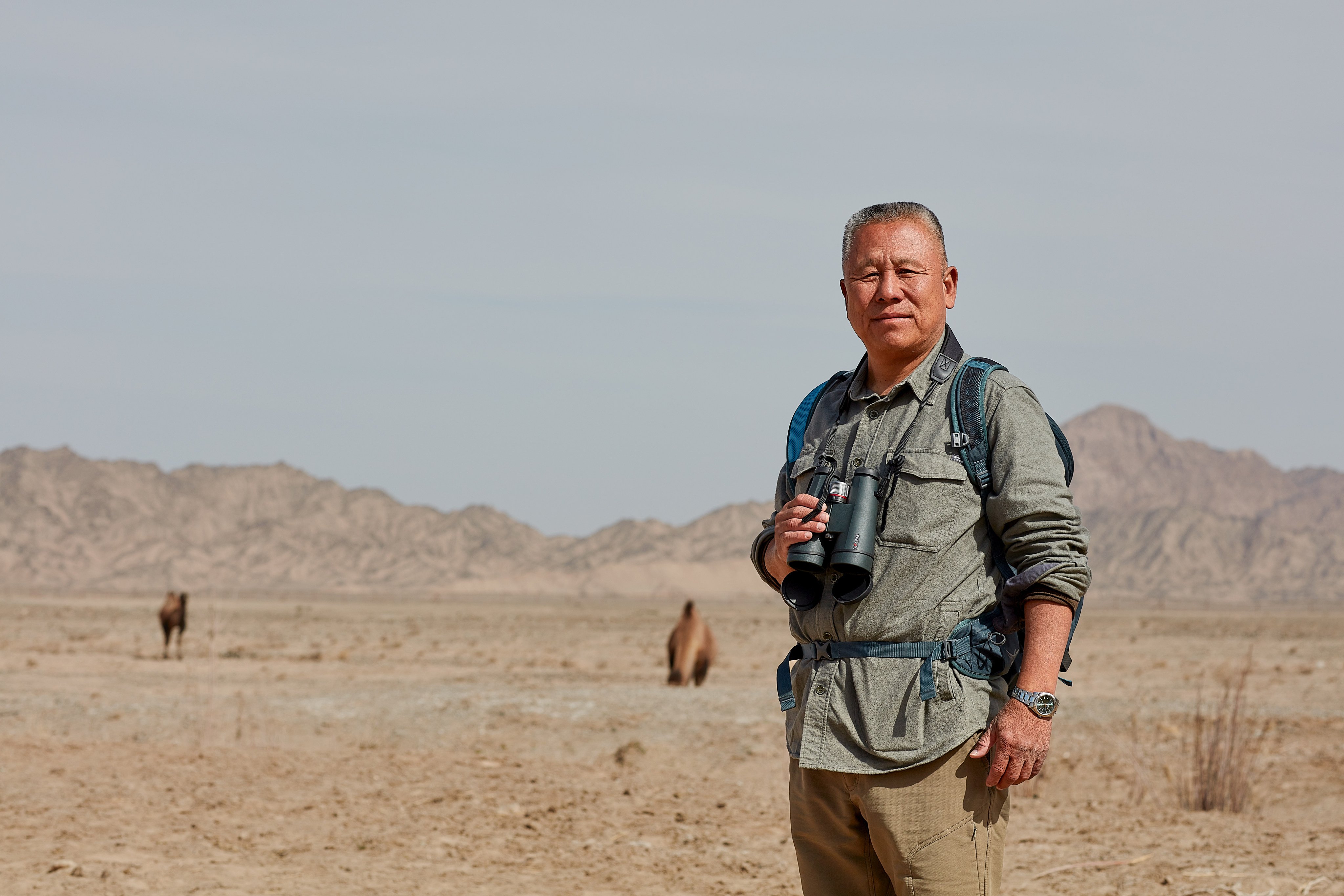 Rolex Awards for Enterprise laureate Liu Shaochuang is a Chinese remote sensing specialist on a mission to save one of Asia’s last large wild animals, the wild camel. Photos: Handout