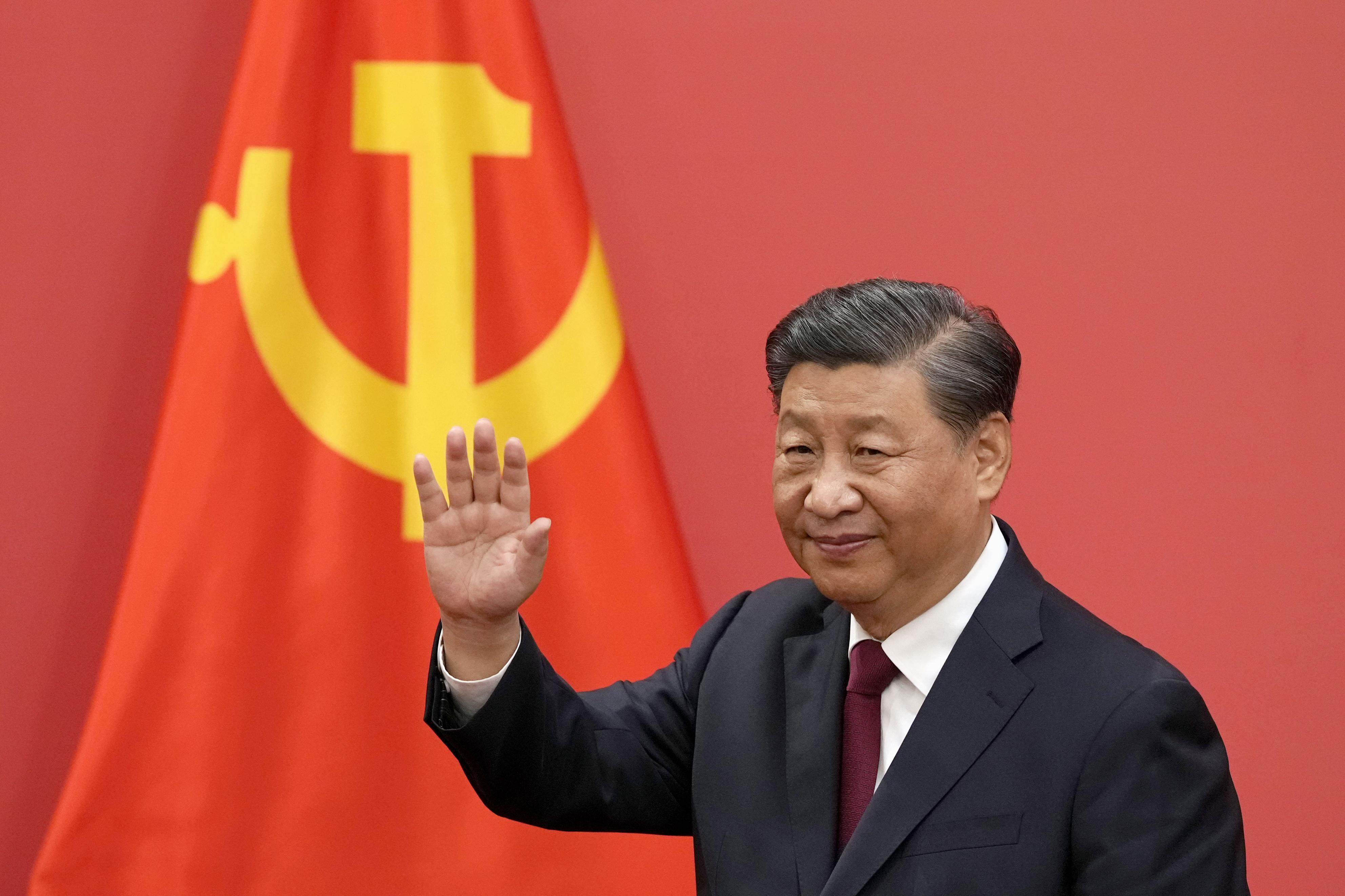 “Xi Jinping Thought on Socialism with Chinese Characteristics for a New Era” covering the Chinese president’s instructions on a range of areas has been enshrined in the constitution since 2018. Photo: Kyodo
