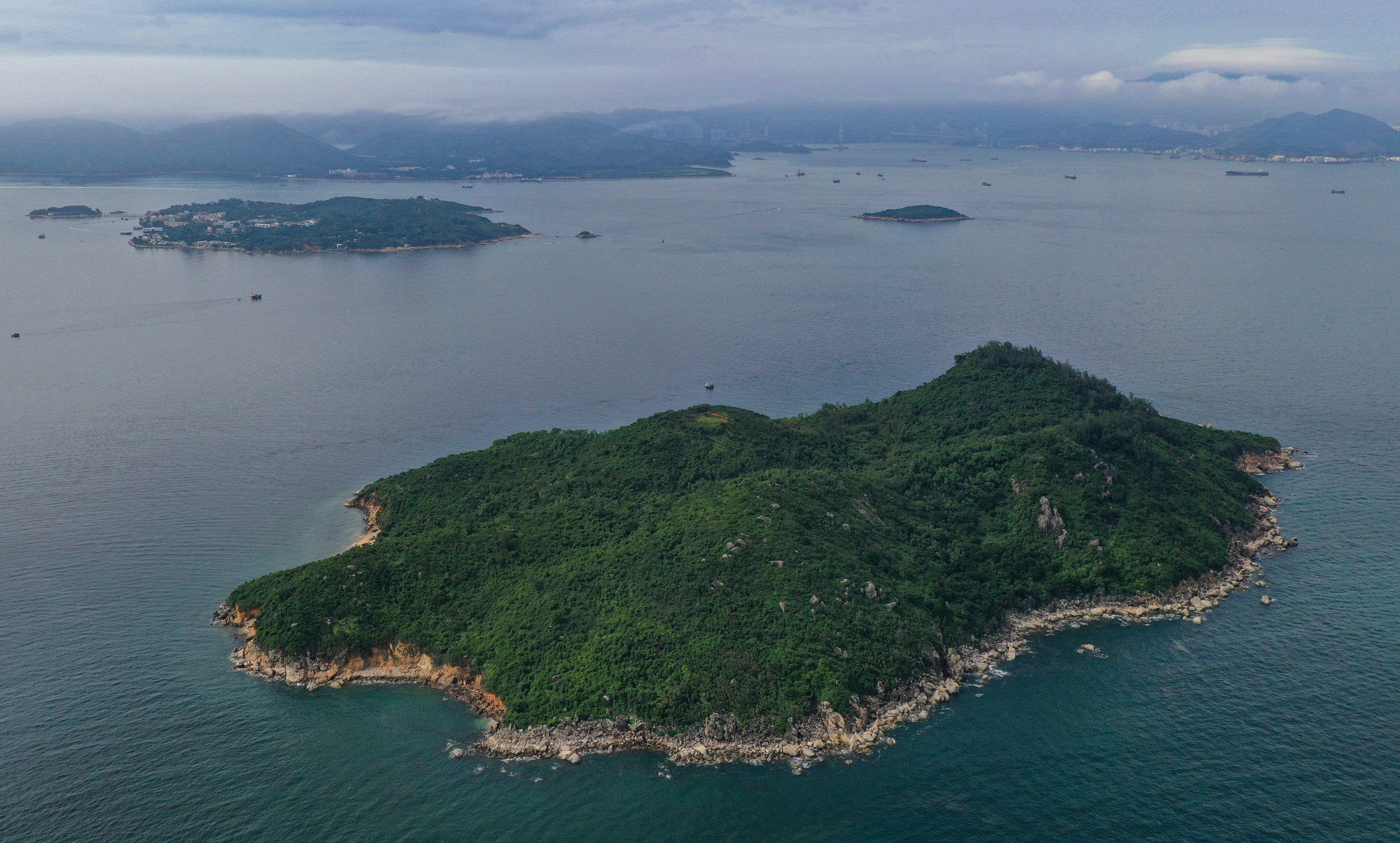 Part of the area planned to be used for the Lantau Tomorrow Vision project. The city’s ambitious plan is to create a new metropolis on man-made islands in waters off Lantau. Photo: Martin Chan