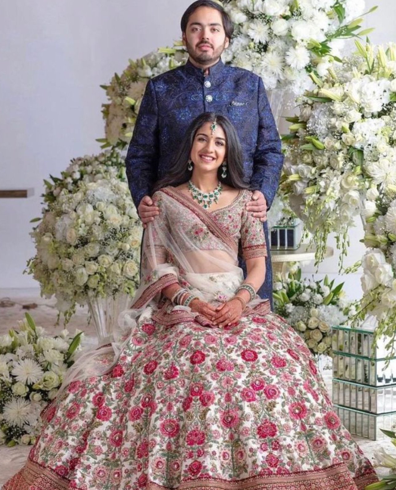Anant Ambani and Radhika Merchant are staging an extravagant pre wedding celebration this March, ahead of their summer wedding. Photo: @radhikamerchant_/Instagram 