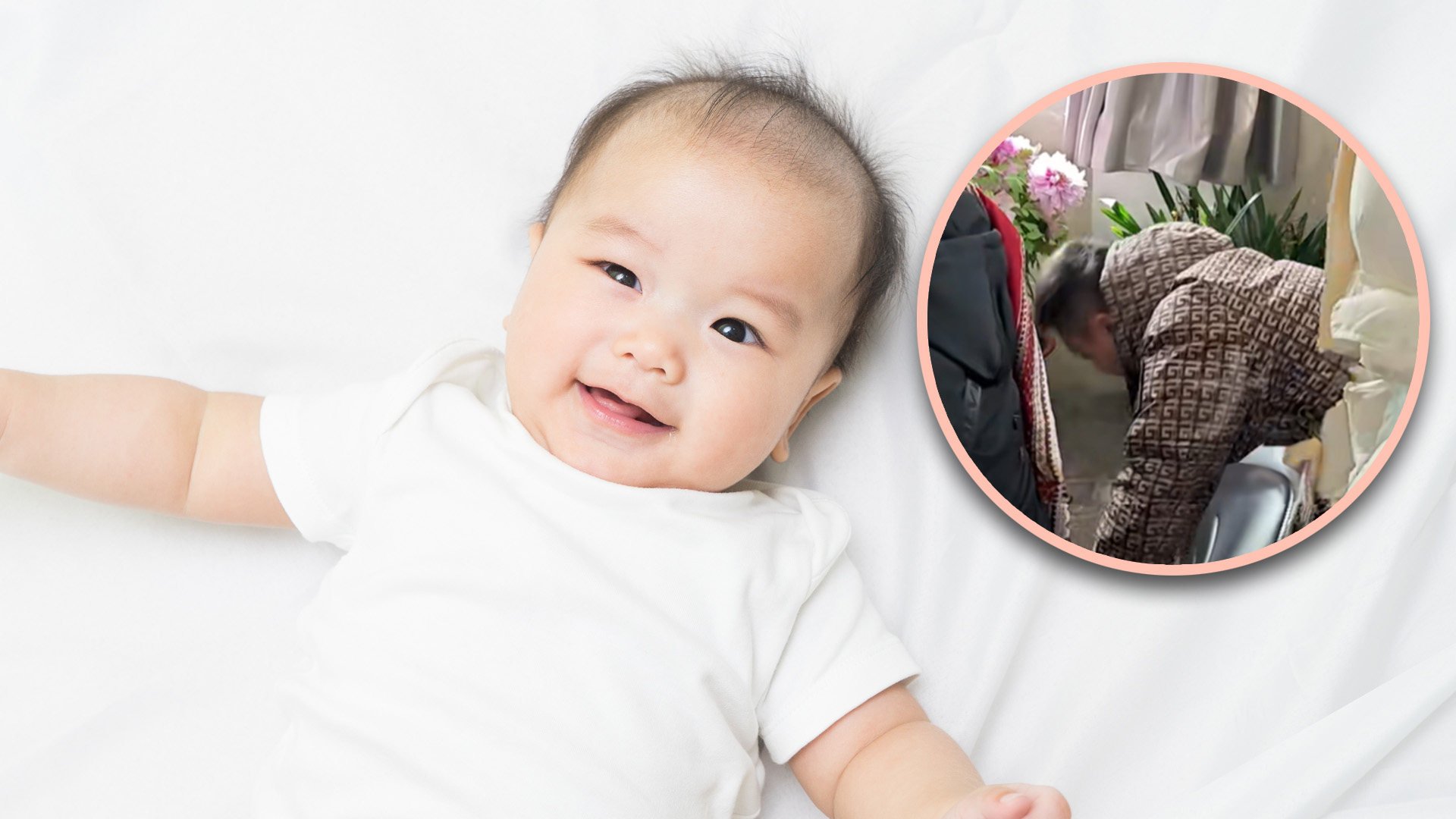 A childless couple in China were so happy to have finally conceived after eight years of trying that they knelt weeping in thanks before the traditional Chinese medicine doctor who helped them. Photo: SCMP composite/Shutterstock/Douyin