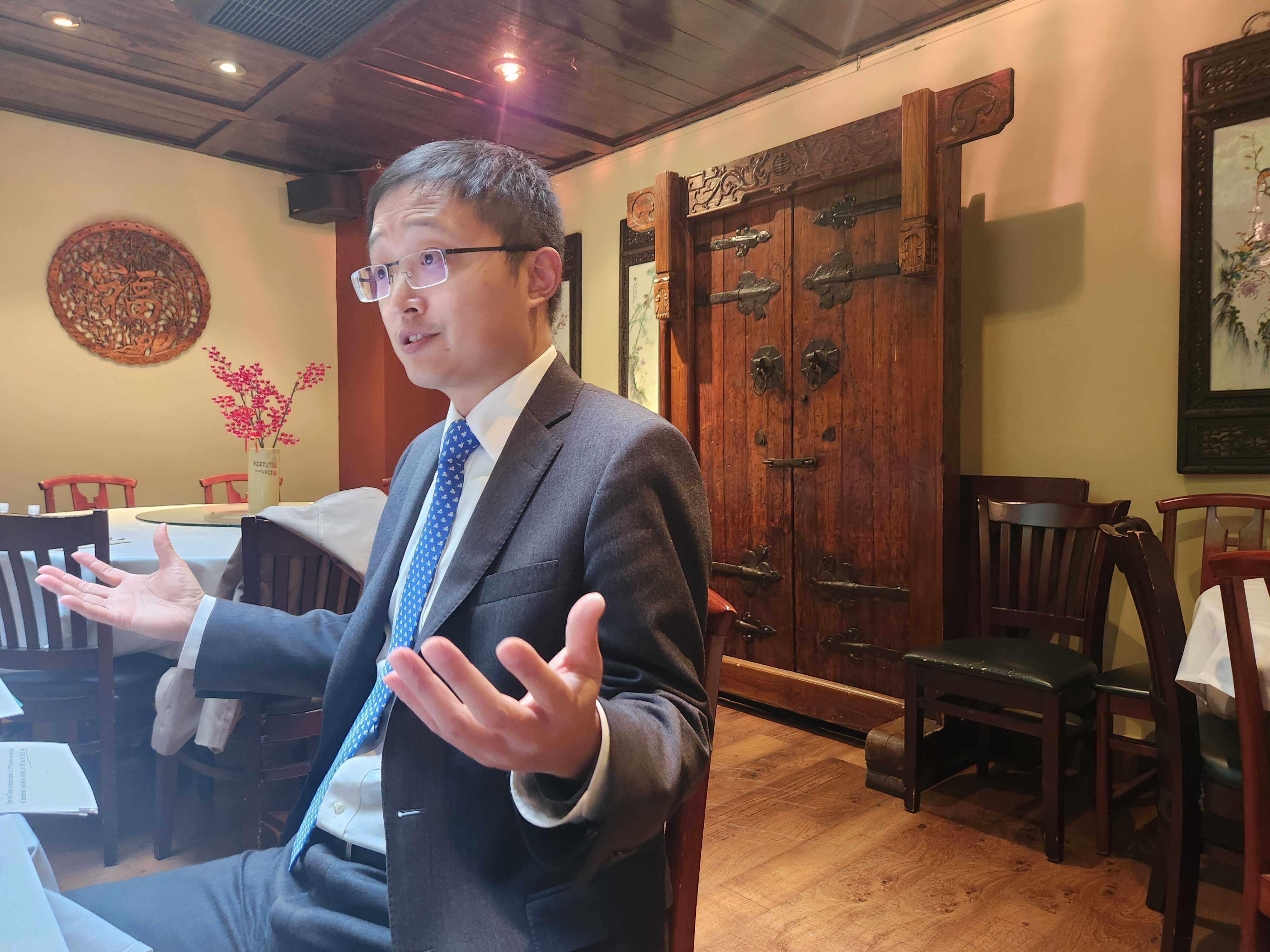 Qian Jin, Beijing’s deputy consul general in New York, has described China’s economy as “moving steadily forward”. Photo: SCMP