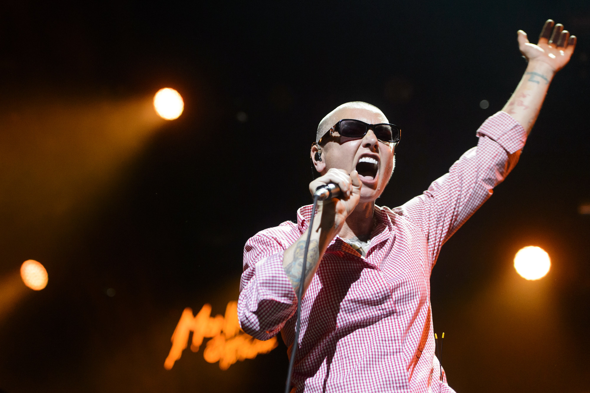 The estate of Sinead O’Connor has asked Donald Trump not to play her music at campaign rallies. Photo: AP