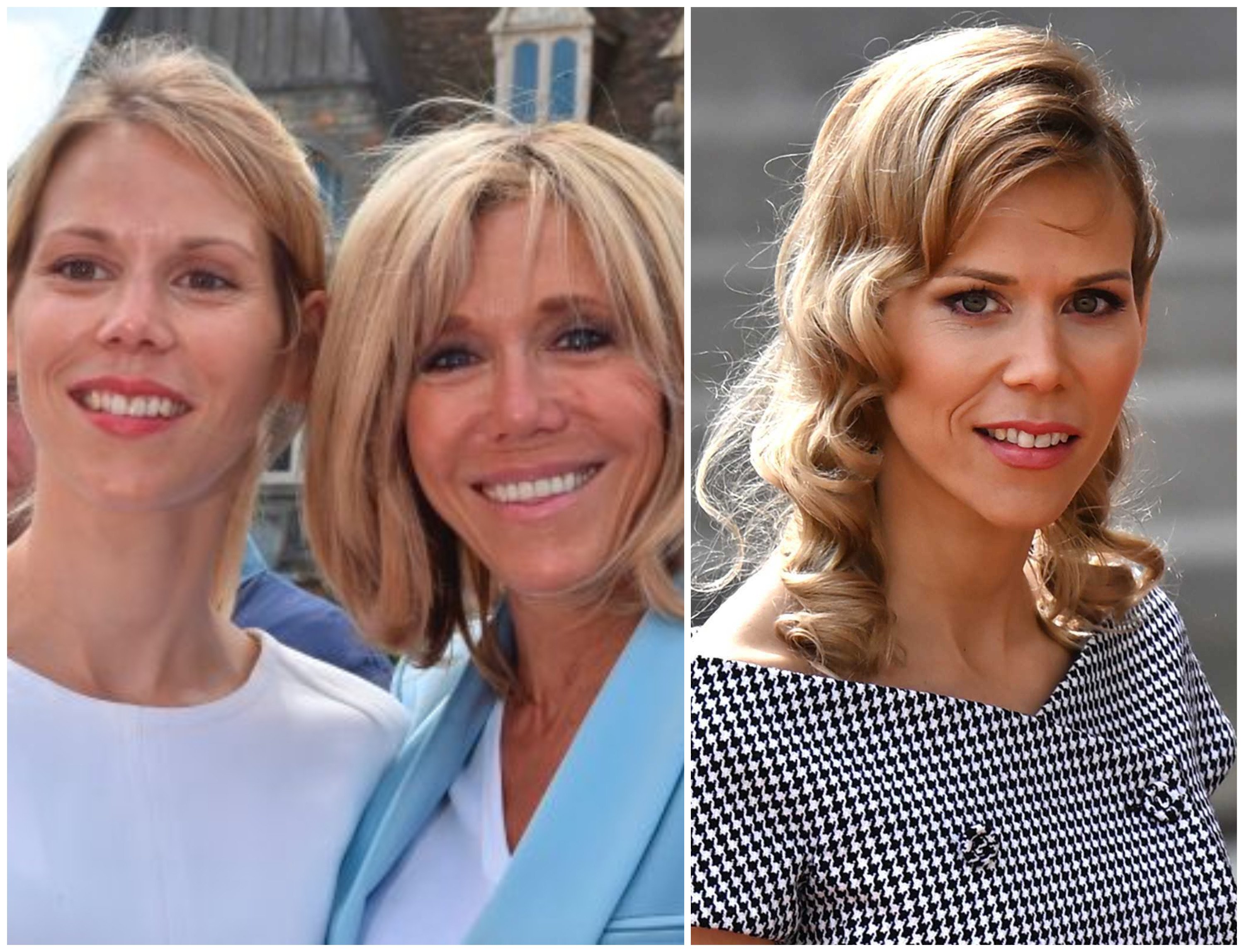 Brigitte Macron’s daughter Tiphaine Auzière often gives interviews defending her mother, who is married to French President Emmanuel Macron. Photos: @WomenintheWorld/X, Getty Images