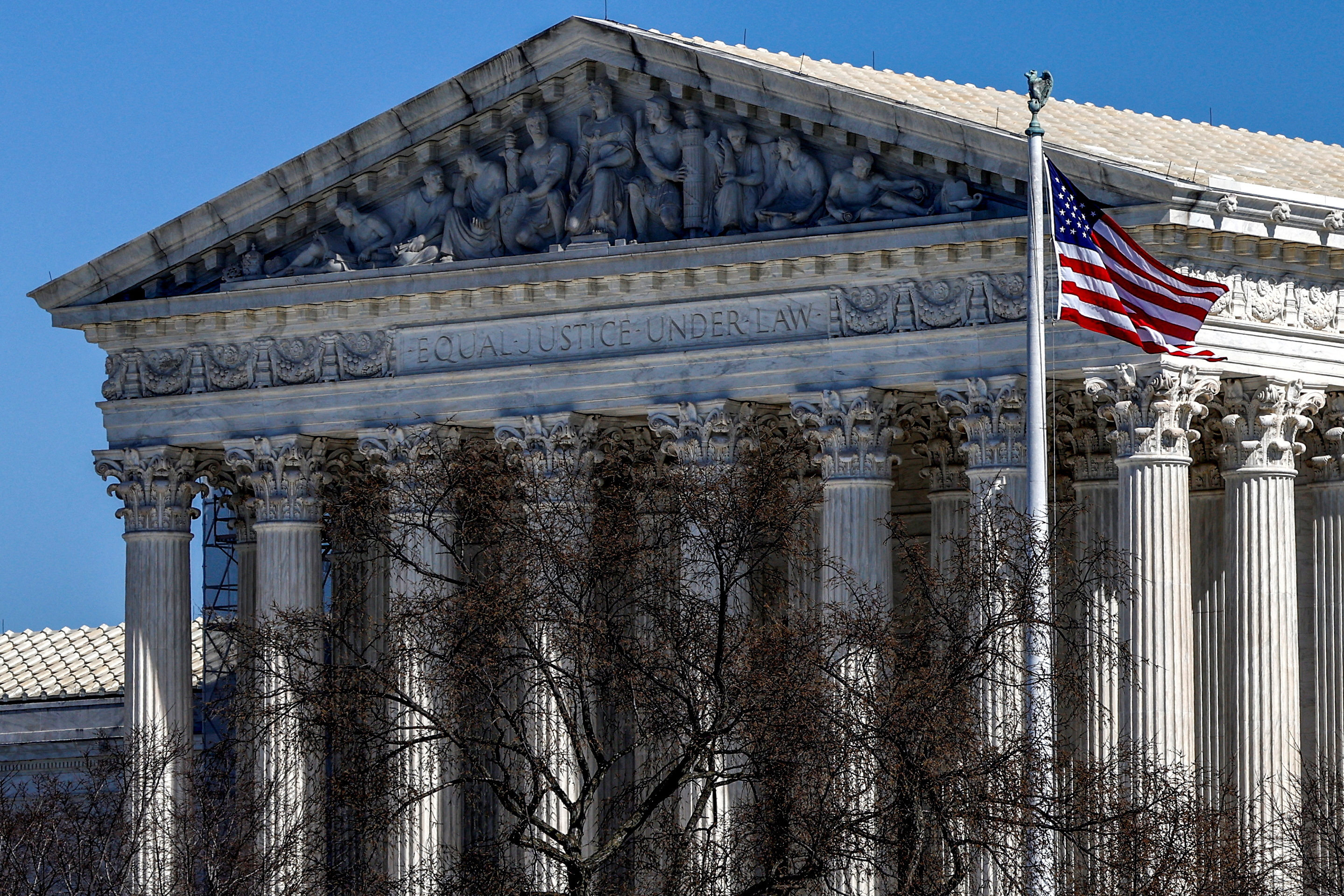 The United States Supreme Court building is seen in Washington, DC. Photo: Reuters