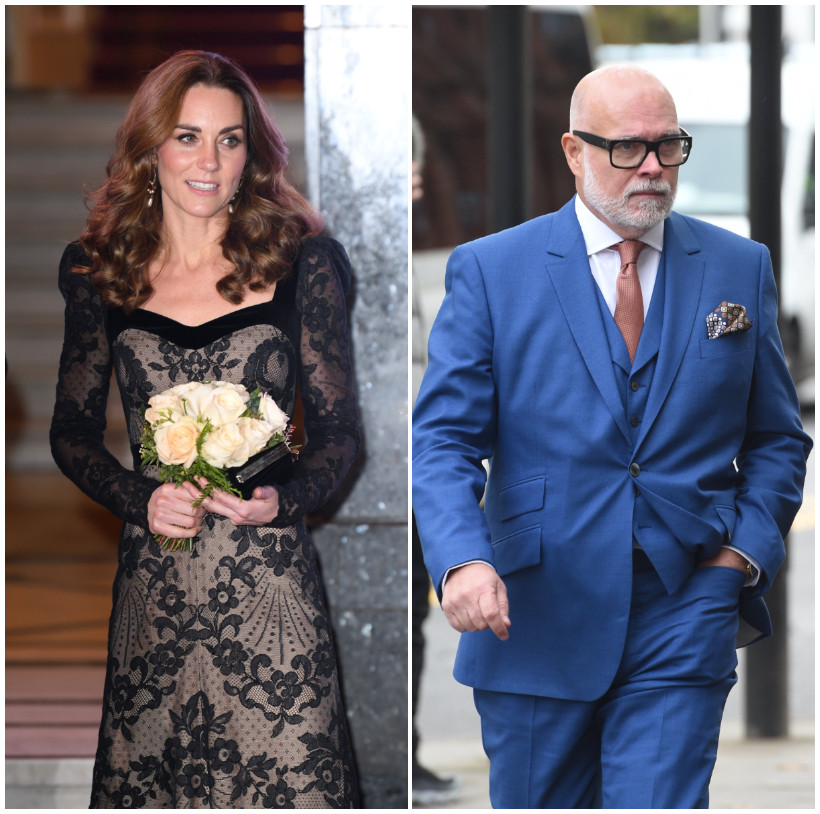 Kate Middleton’s uncle, Gary Goldsmith. Photos: WireImage; Getty Images