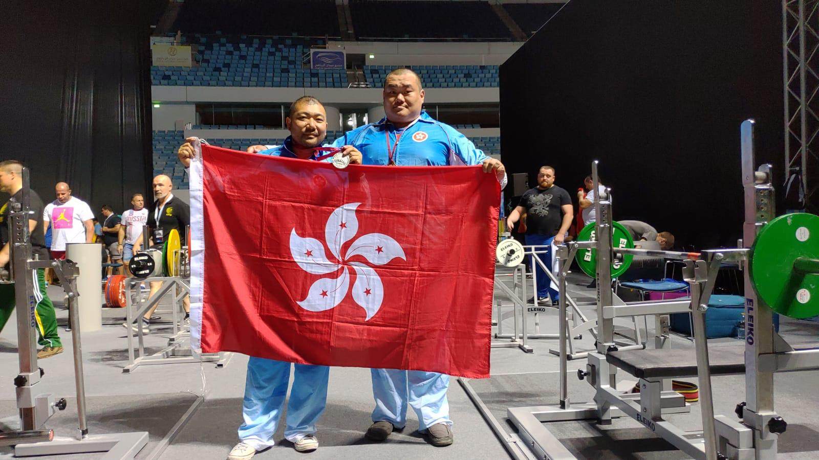 Hong Kong weightlifters Masahito Kitsui and Raymond Fong Chai-chi. Photo: Handout