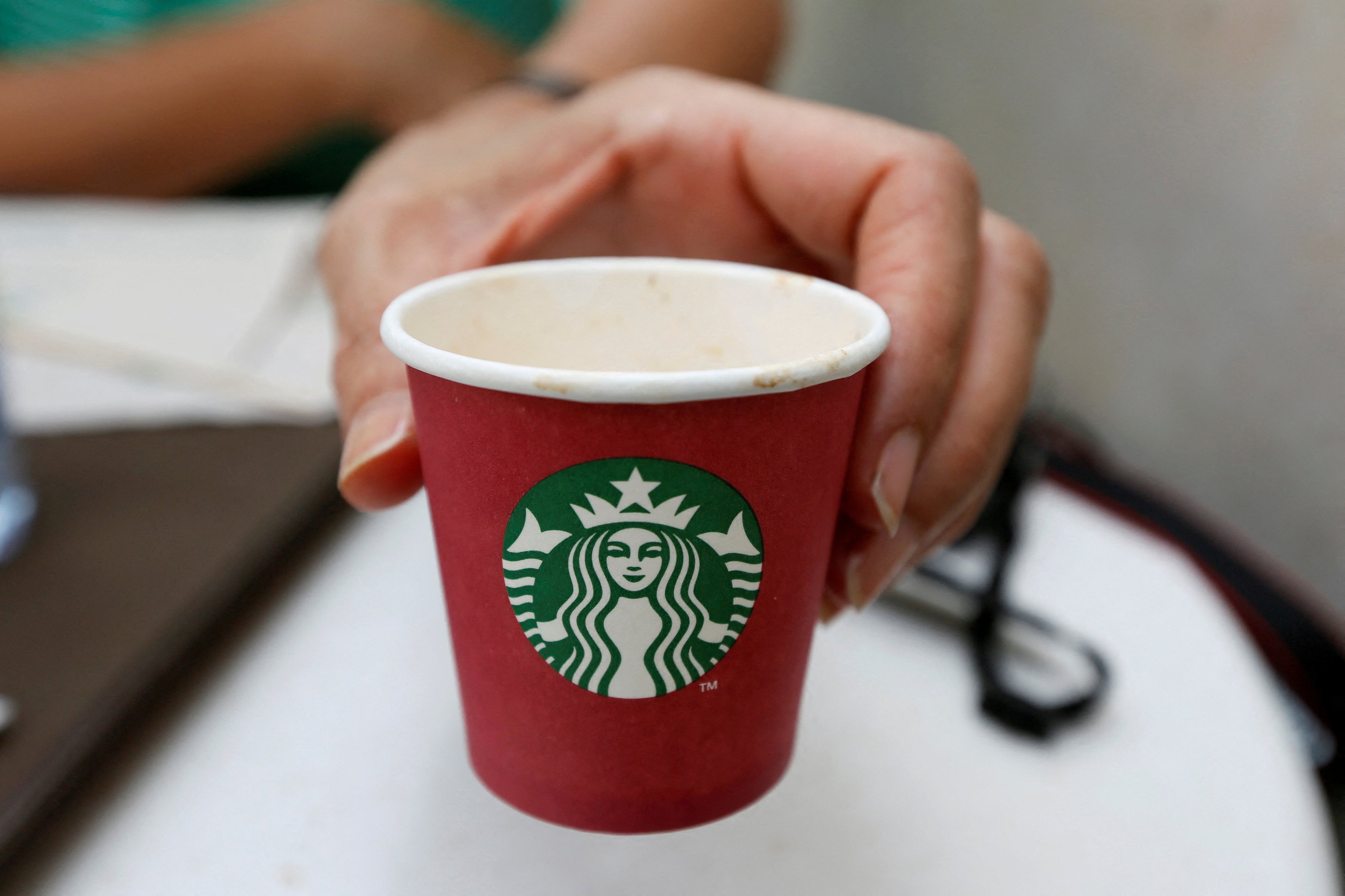 A Starbucks cup. Photo: Reuters