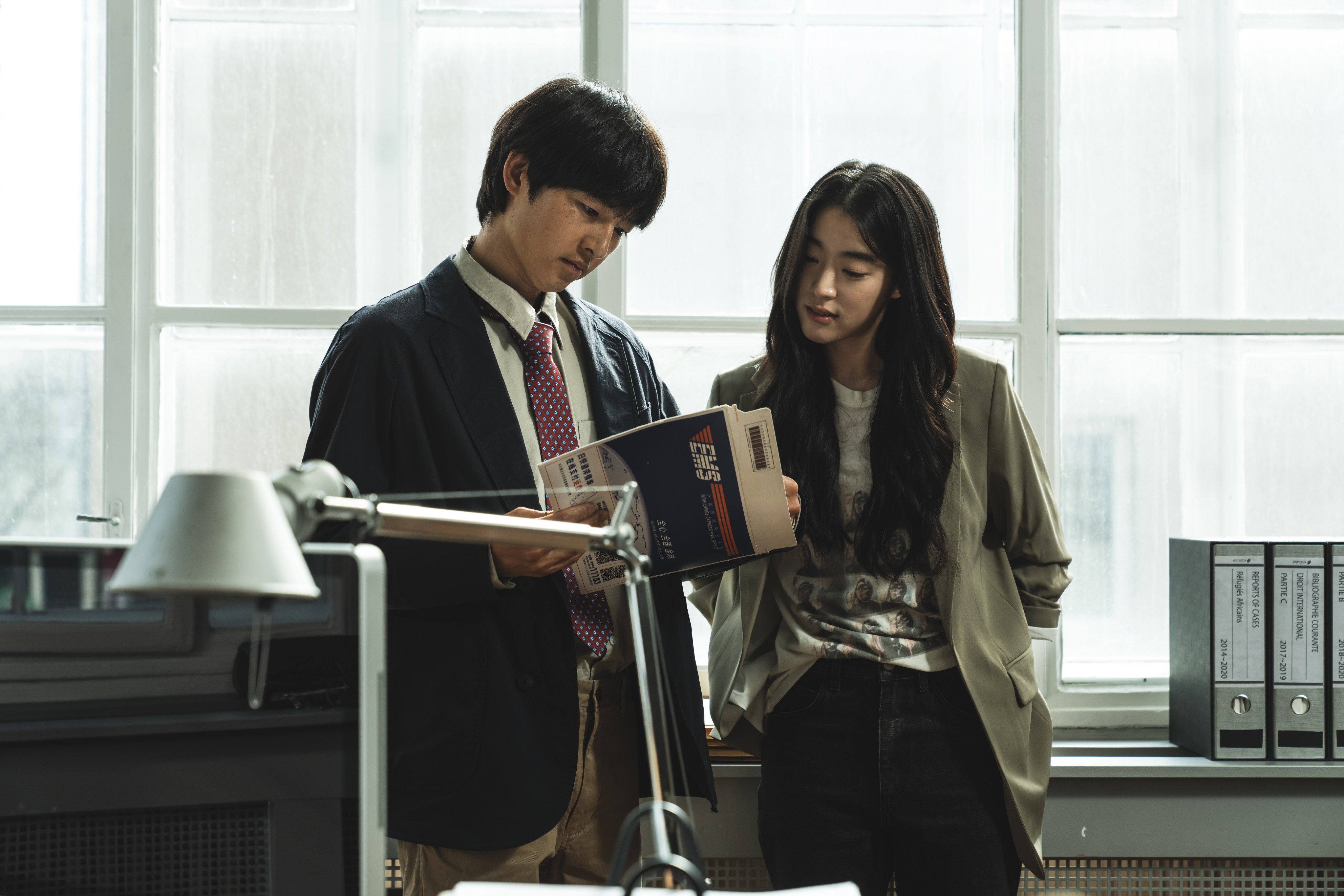 Song Joong-ki (left) as Loh Kiwan and Choi Sung-eun as Marie in a still from My Name is Loh Kiwan. Photo: Jung Jae-gu/Netflix