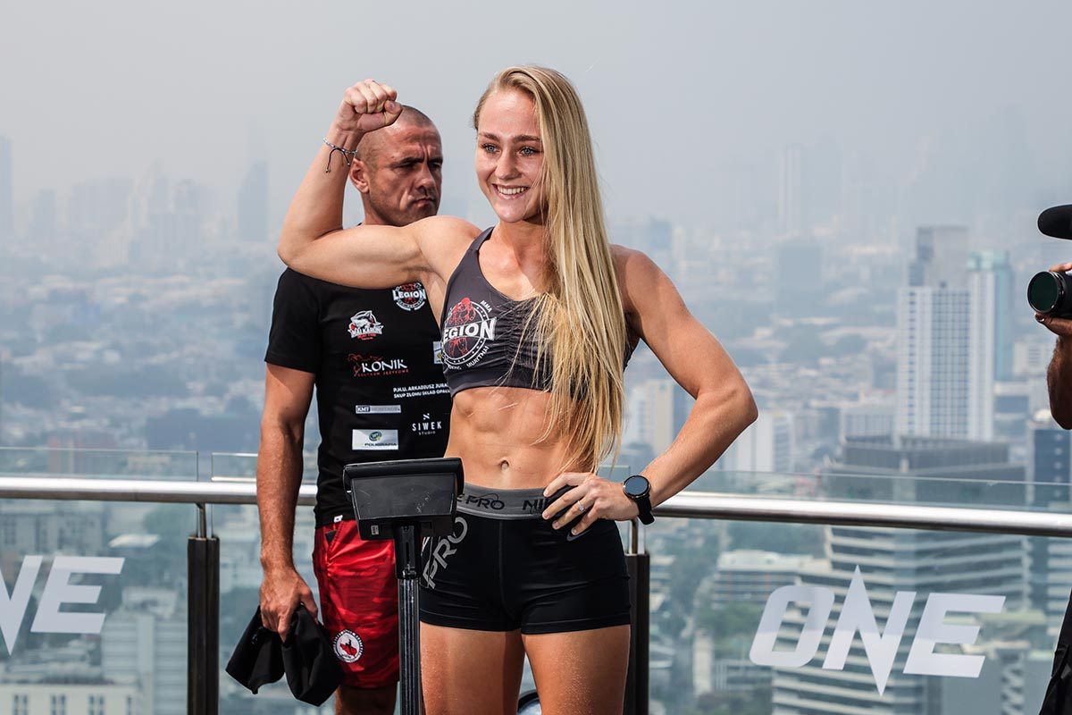 Martyna Kierczyńska is out to make an impact in the ONE Championship. Photo: ONE Championship