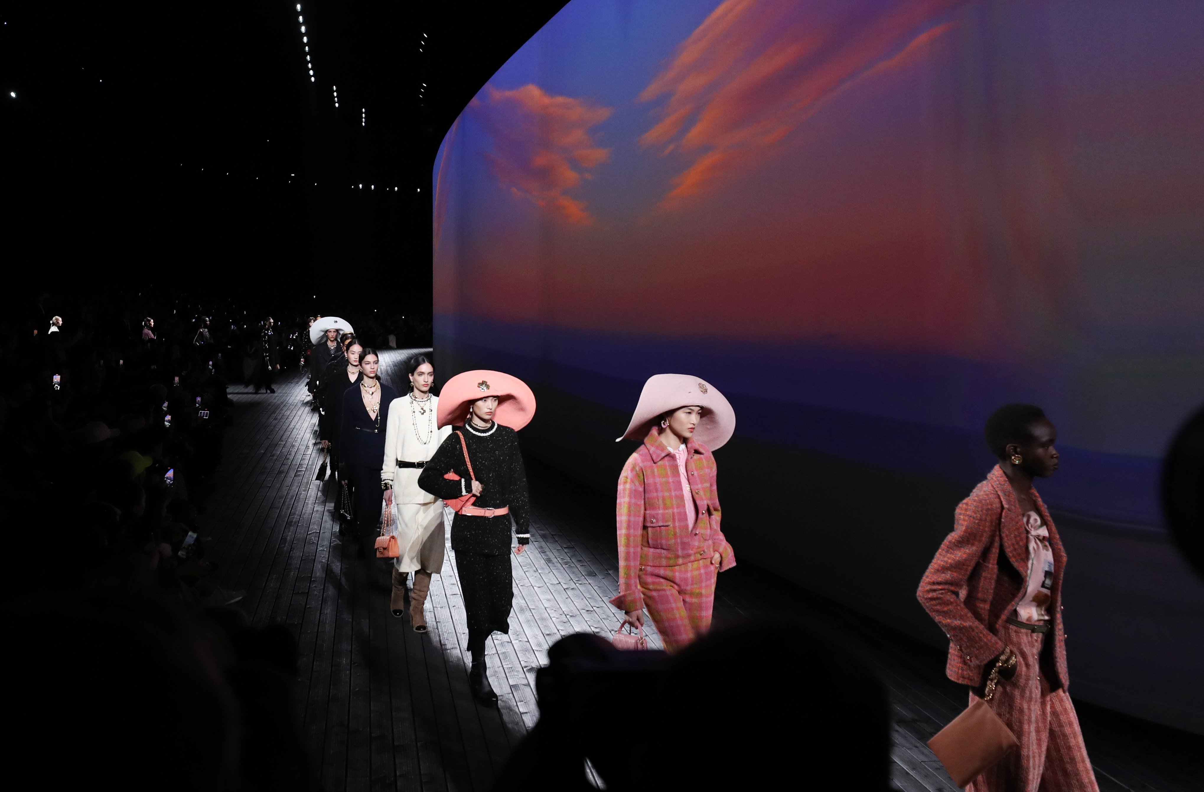 Chanel’s autumn/winter 2024-25 show at Paris Fashion Week, on March 5. Photo: Xinhua