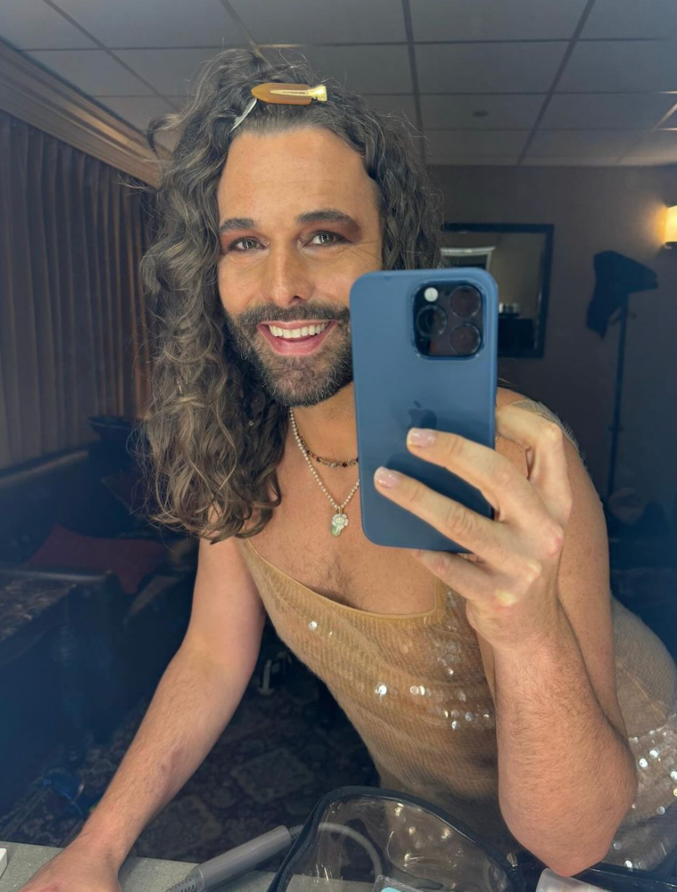 Queer Eye star Jonathan Van Ness has been embroiled in controversy recently. Photo: @jvn/Instagram