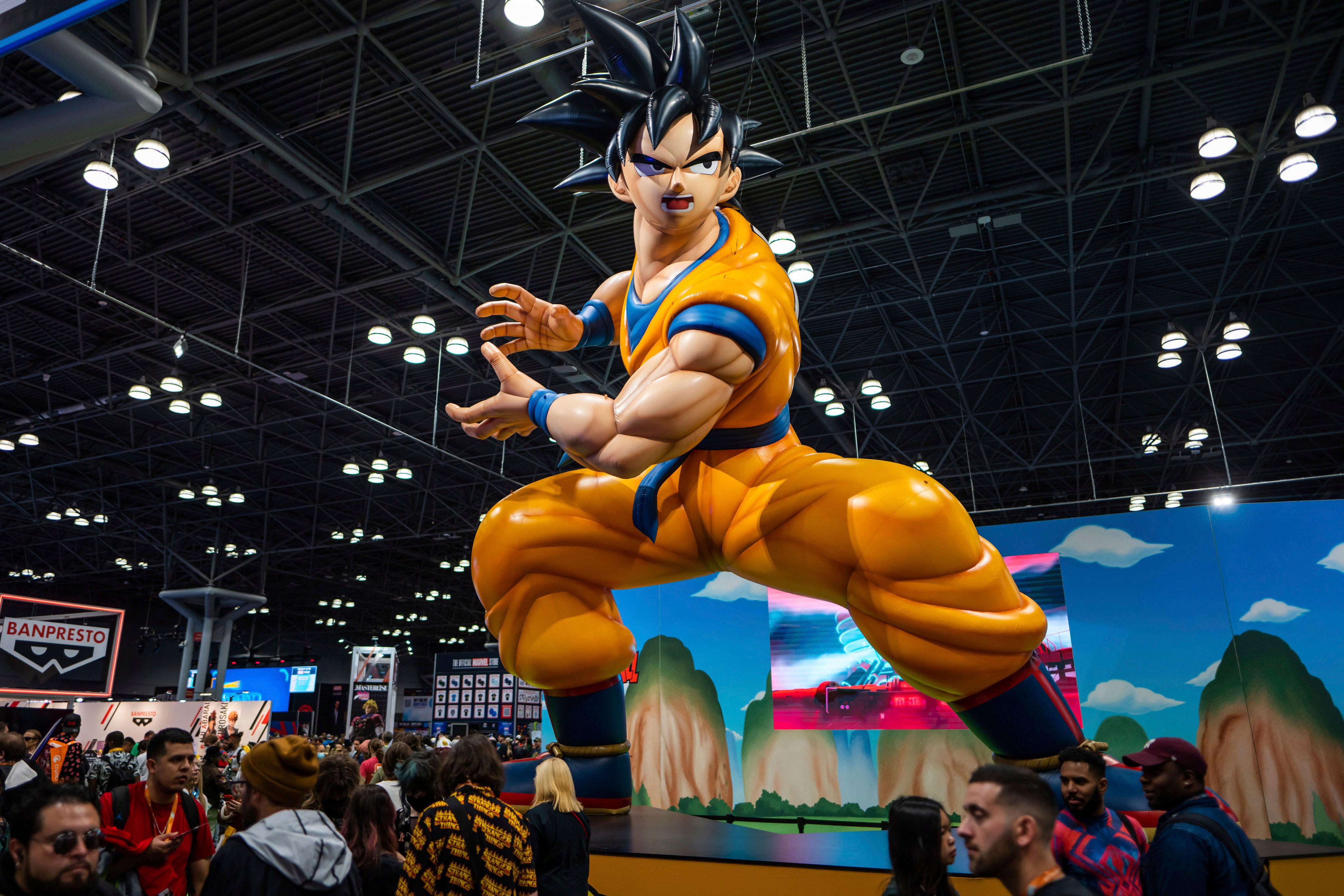A Dragon Ball Z booth is seen during New York Comic Con in 2023. Akira Toriyama, the creator of one of Japan’s best-selling “Dragon Ball” and other popular anime who influenced Japanese comics, has died. He was 68. Photo: Charles Sykes/Invision/AP