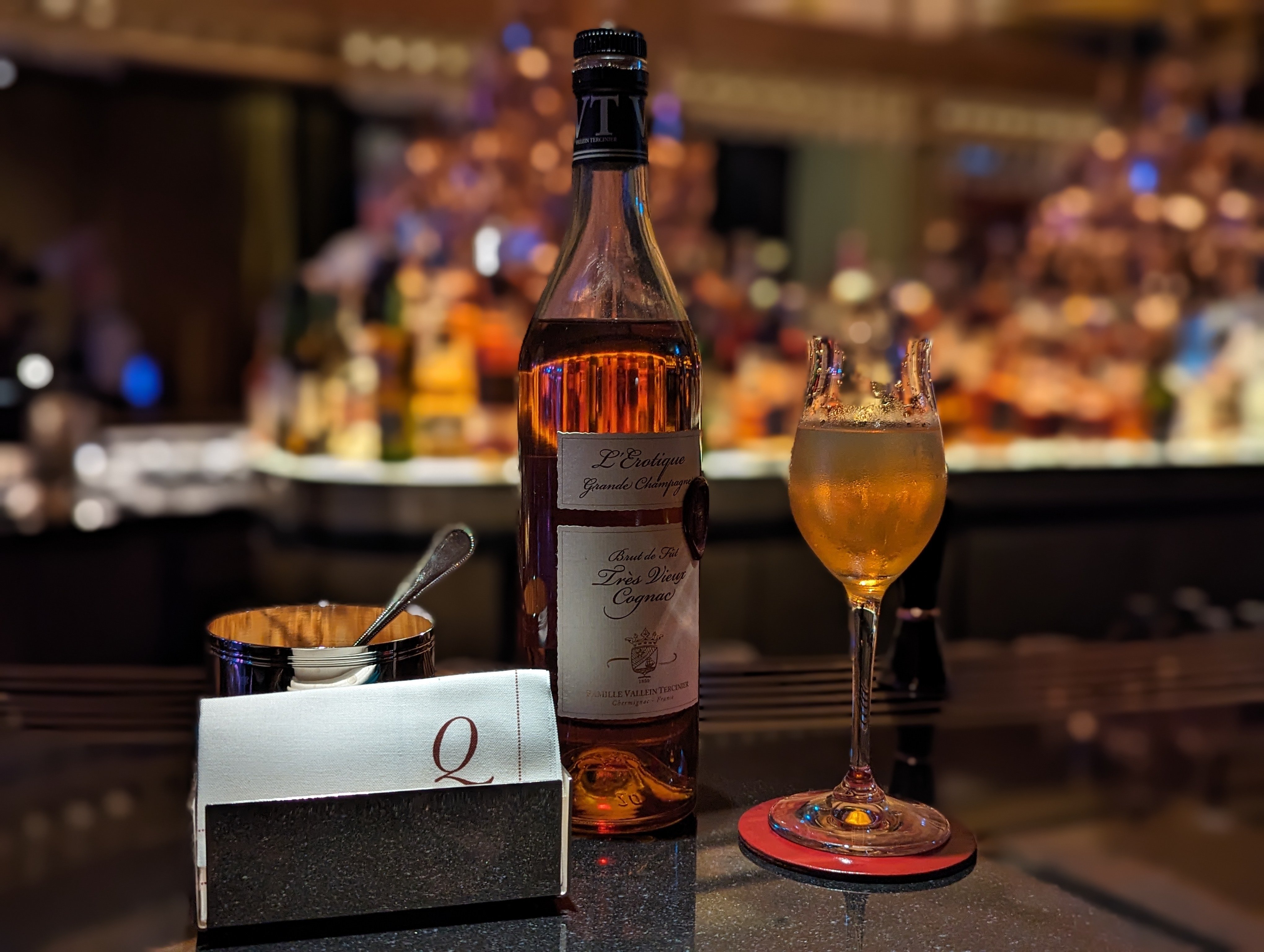 Hong Kong is known for offering high-end items, and the US$230 brandy-based vintage Sazerac cocktail sold at newly opened Qura Bar at the Regent hotel is up there with the most outrageous. Photo: Lisa Cam
