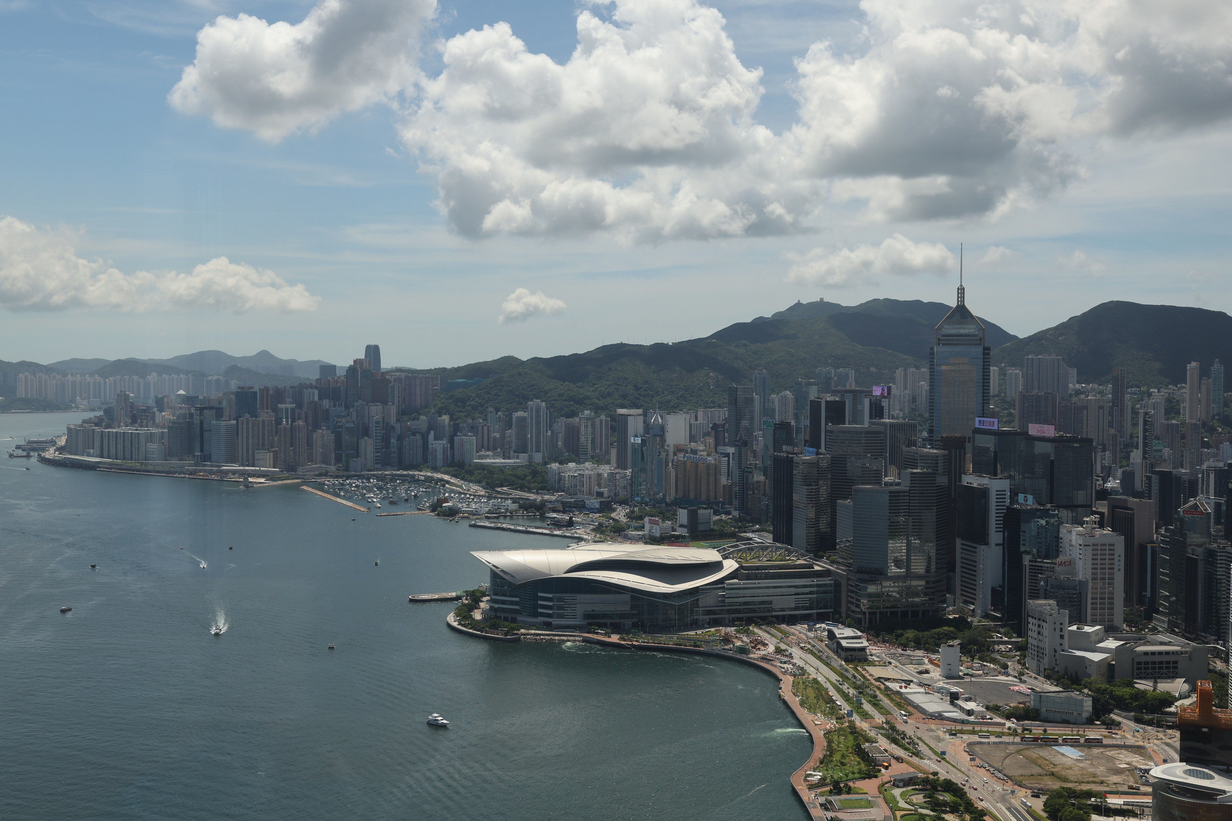 A view of Victoria Harbour and the Hong Kong Convention and Exhibition Centre in 2023. Photo: Edmond So