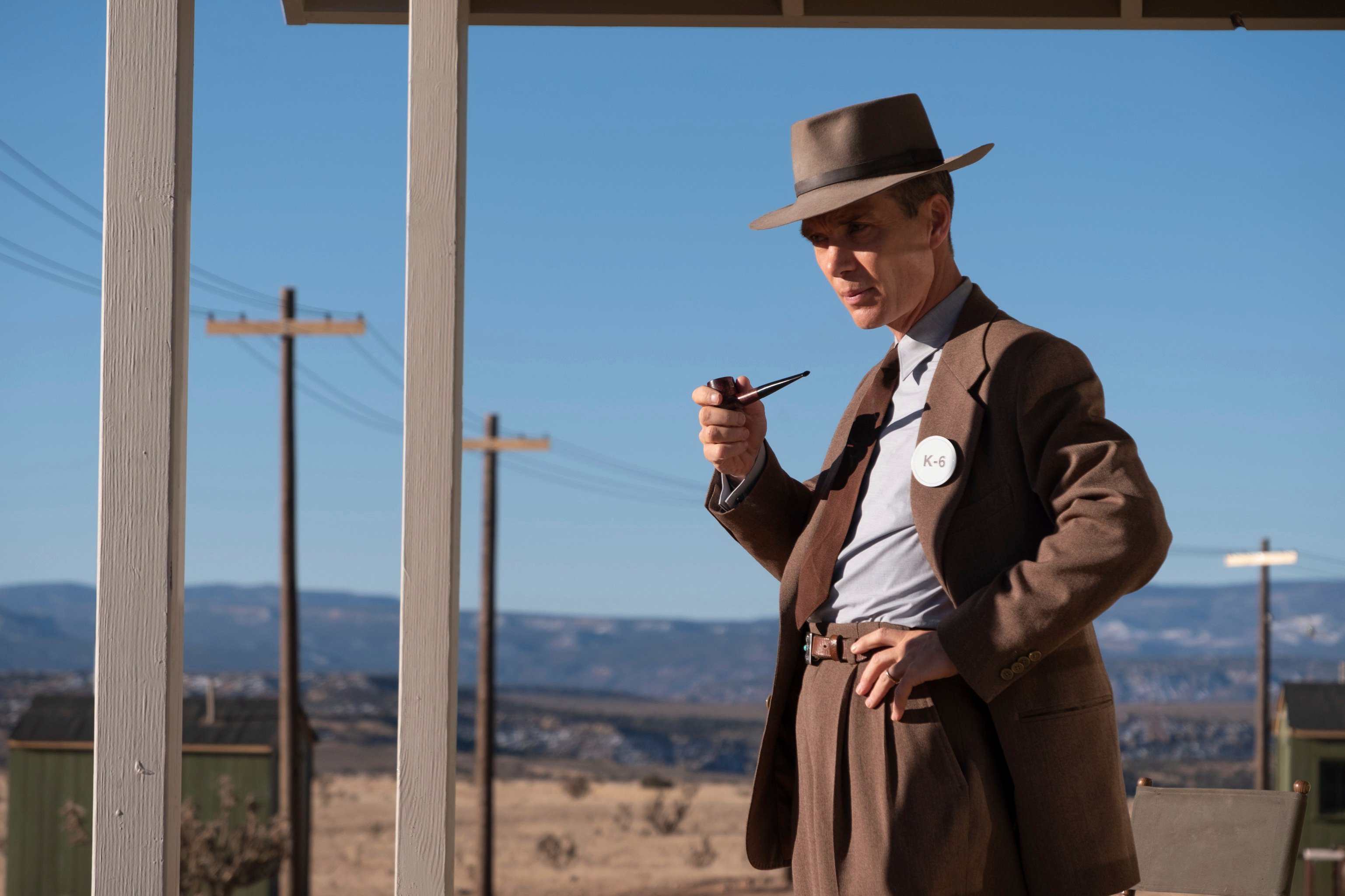 Cillian Murphy, winner of the Academy Award for best actor, in a scene from Oppenheimer, Christopher Nolan’s epic about the father of the atomic bomb. Photo: Universal Pictures via AP