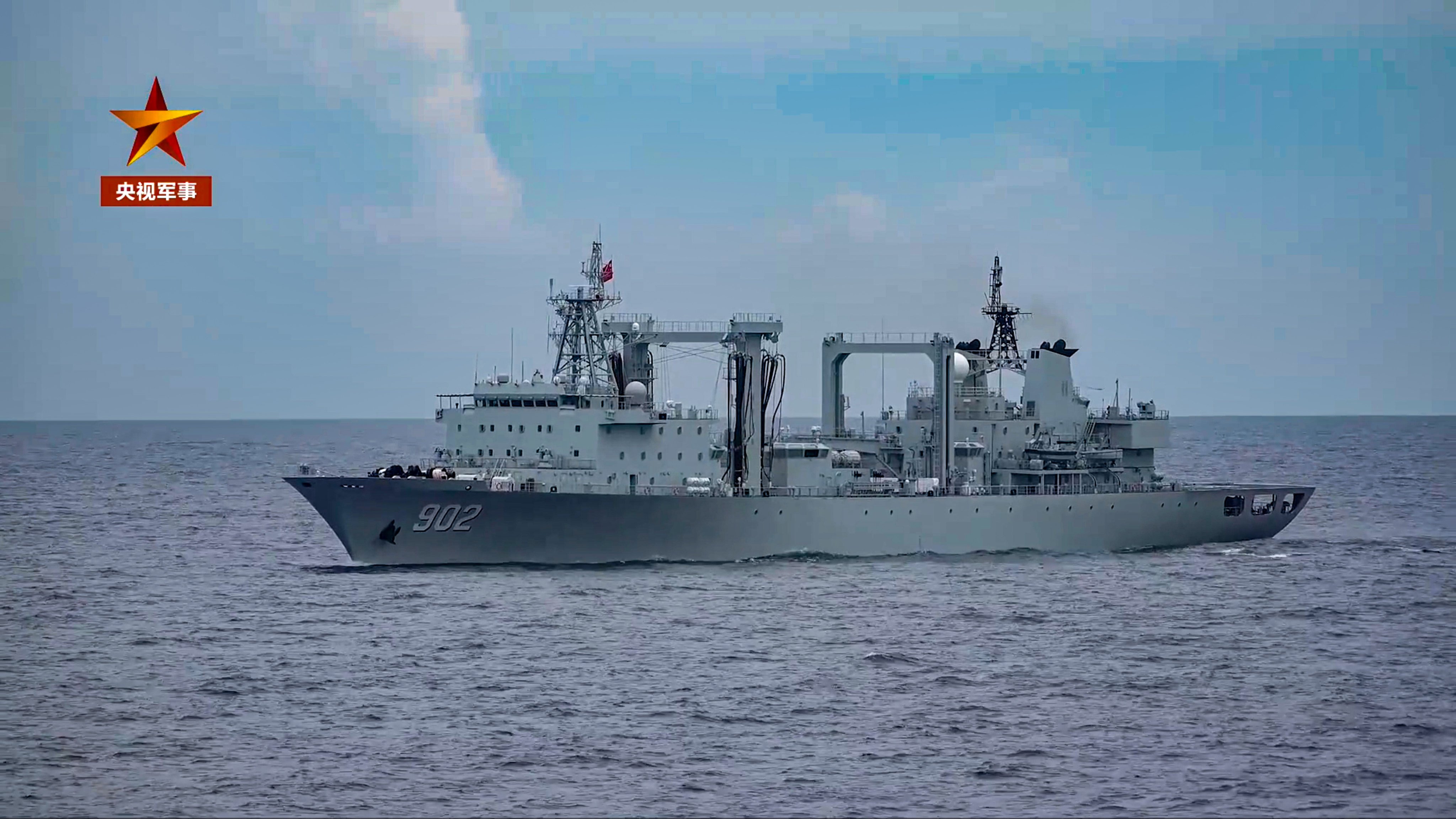 China, Iran and Russia will hold a joint military exercise from March 11 to 15 in the waters near the Gulf of Oman in the Indian Ocean. Photo: CCTV