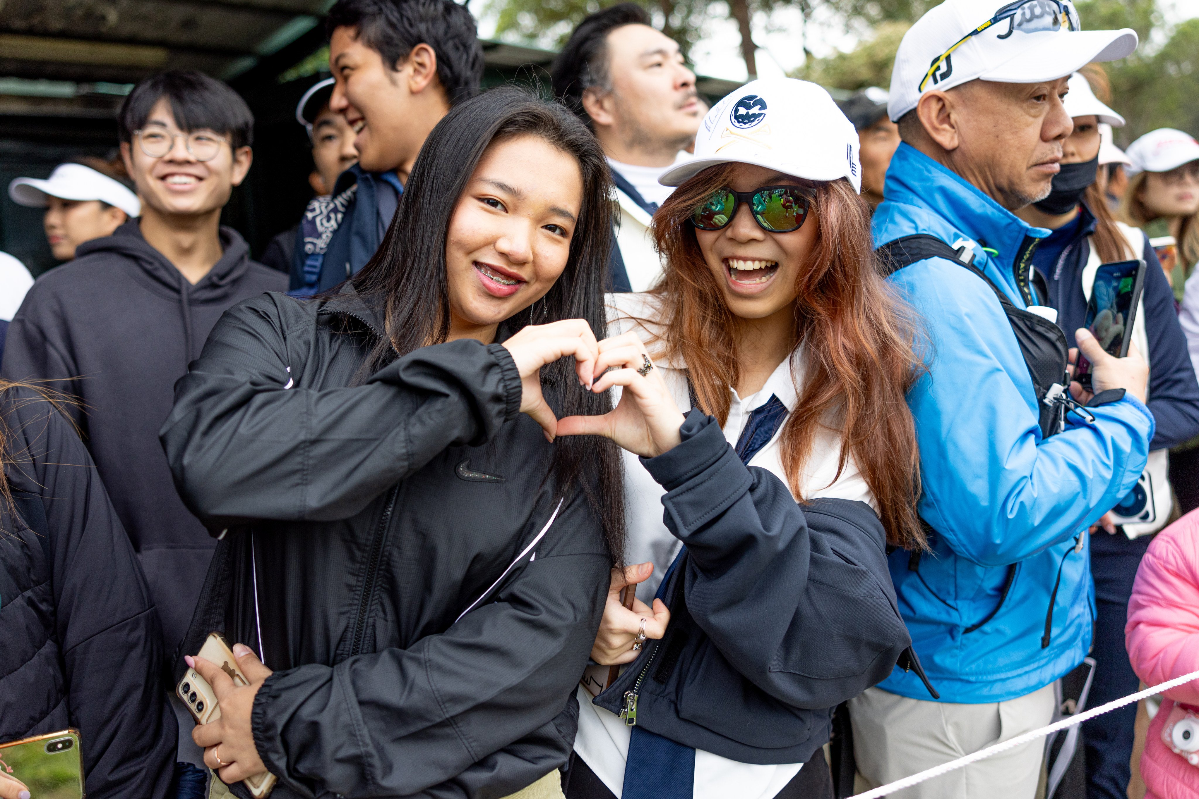 Fans are are seen before the final round of LIV Golf Hong Kong in Fanling on Sunday. Photo: LIV Golf