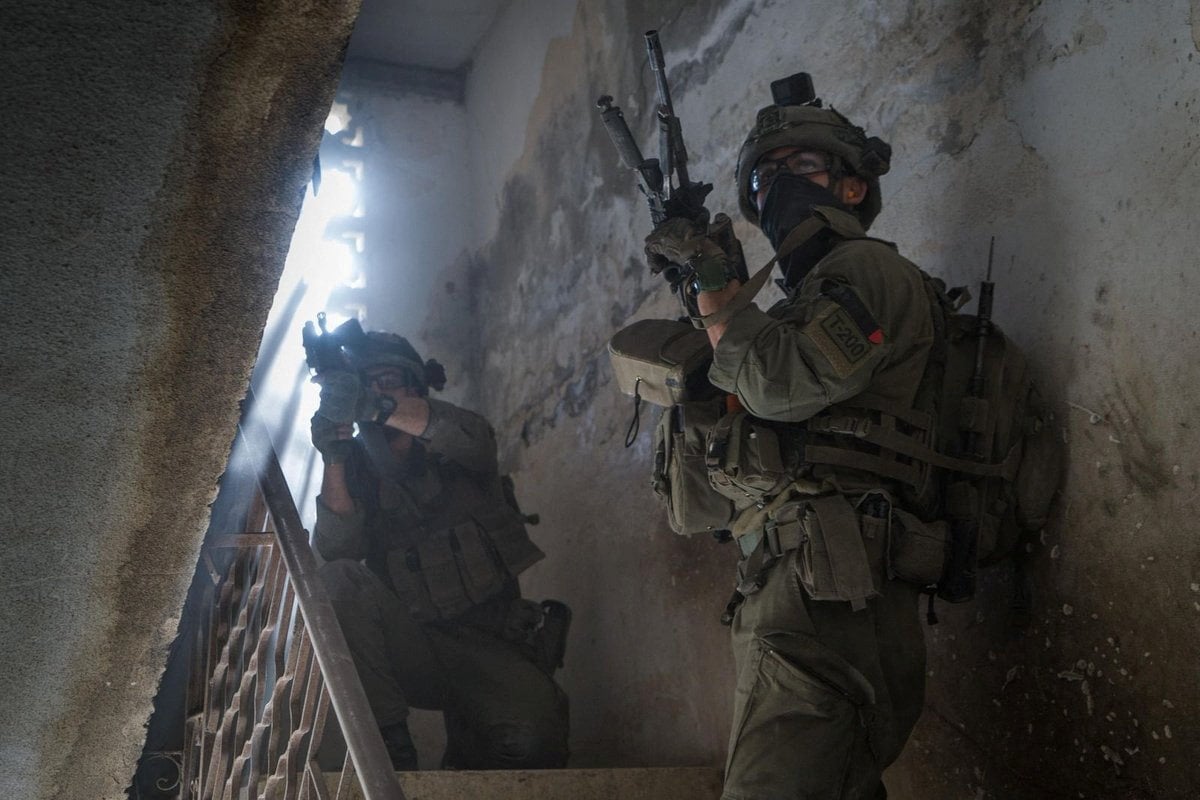 Israeli soldiers operating in the Gaza Strip. Photo:  Israel Defence Forces via Reuters 