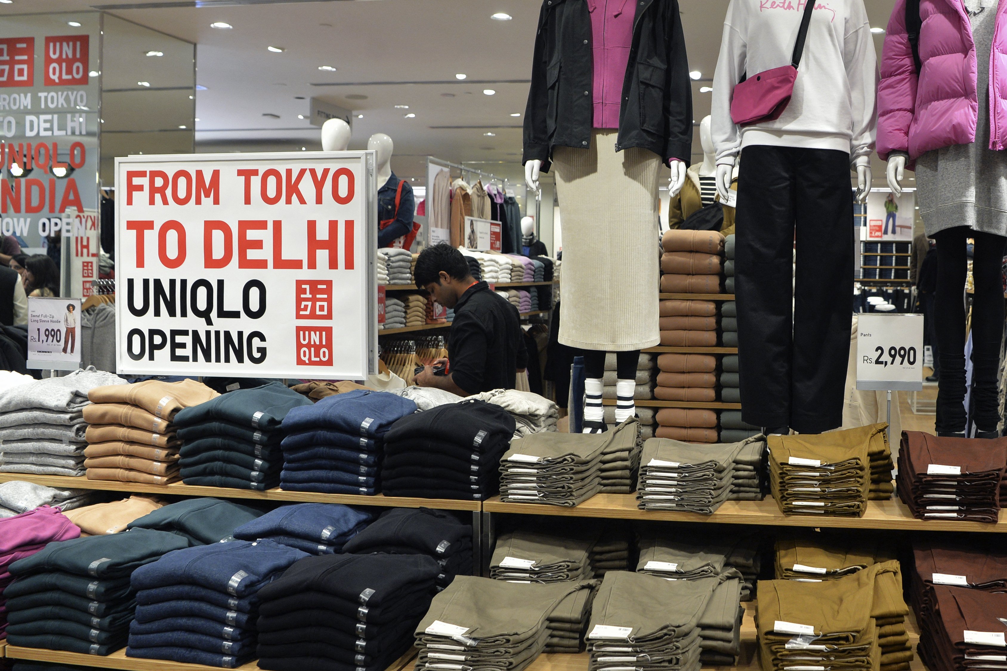 Uniqlo first arrived in India in 2019. Today, it has 13 stores across the country. Photo: AFP 