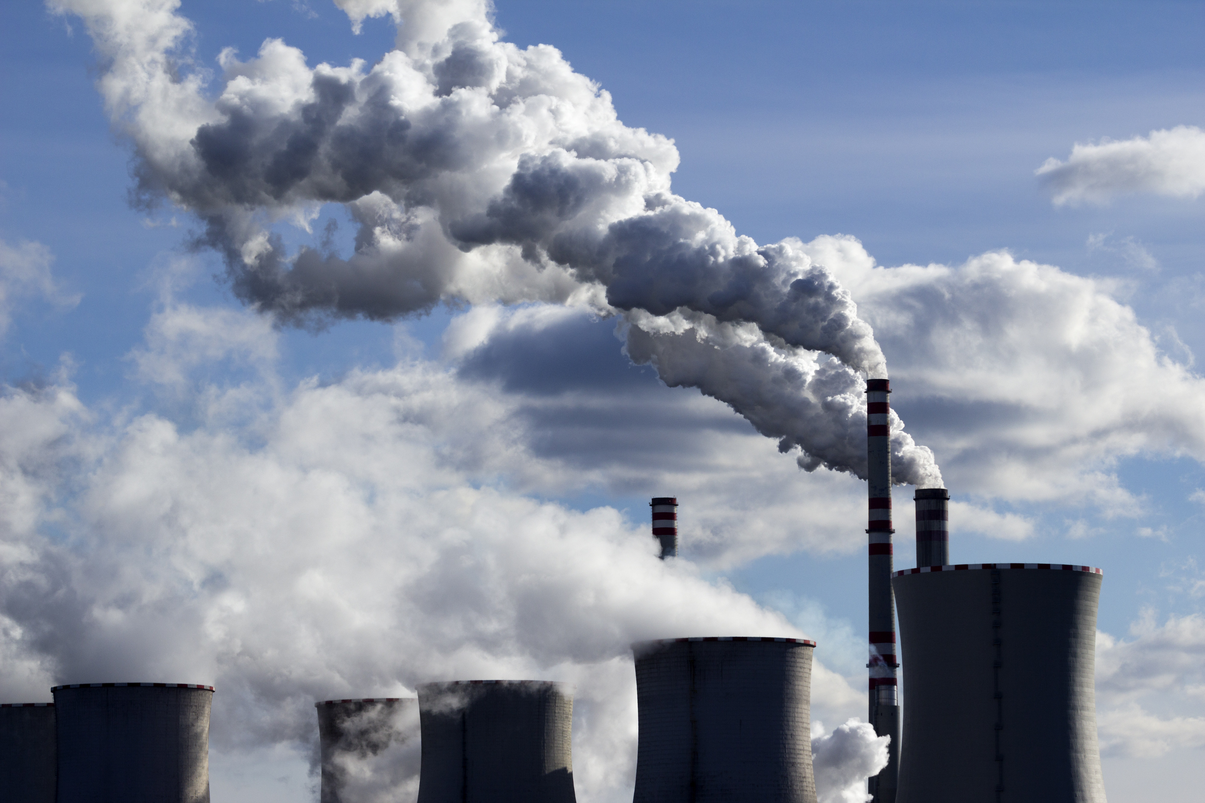 High pollution from coal power plant. Indonesia, the world’s third-largest coal miner, after China and India, undercounts methane emissions. Photo: Shutterstock