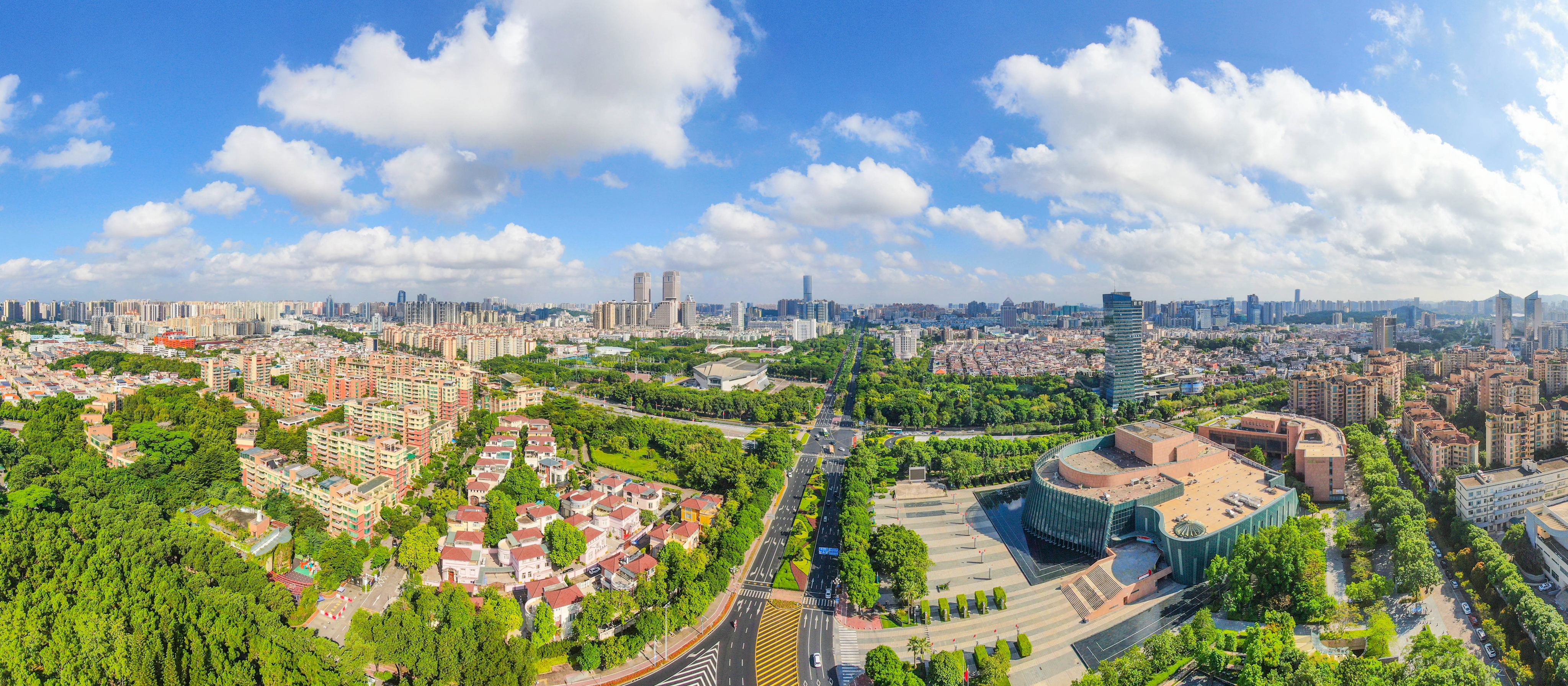 Zhongshan is moving towards becoming the city with the fastest approval speed and the best business environment in the Greater Bay Area. The photo shows the urban landscape of Zhongshan City. Photo: Ye Zhiwen
