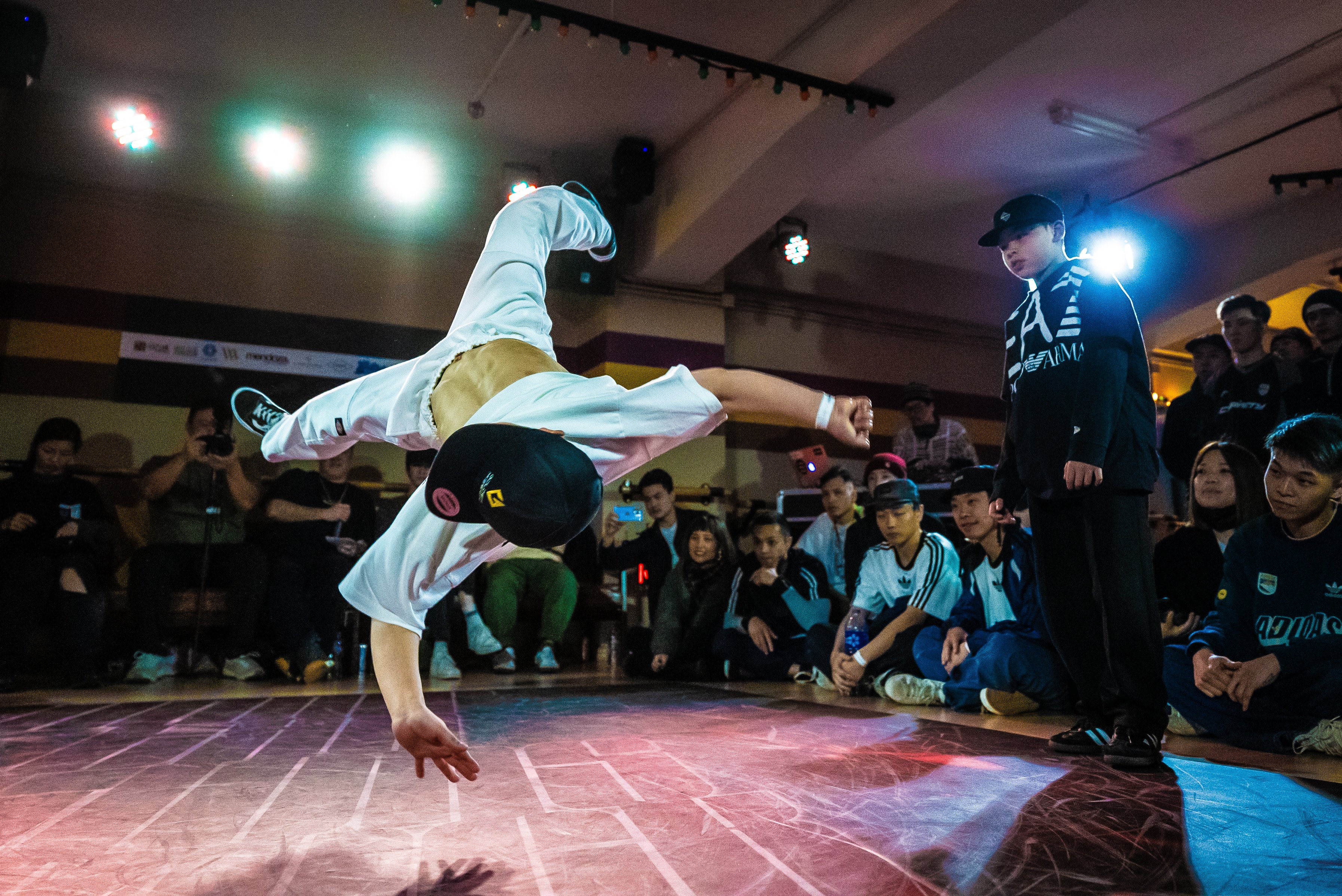 “Under the Lion’s Rock - Rise of the Dark Horses” saw two aspiring young breakers, Baobao from Hong Kong and Wato from Japan, participating in the “Youth is the Future” battle in the under-13 category. Photo: Haru Graphics - FE Works, Ayato Photographer, Ching On Photography