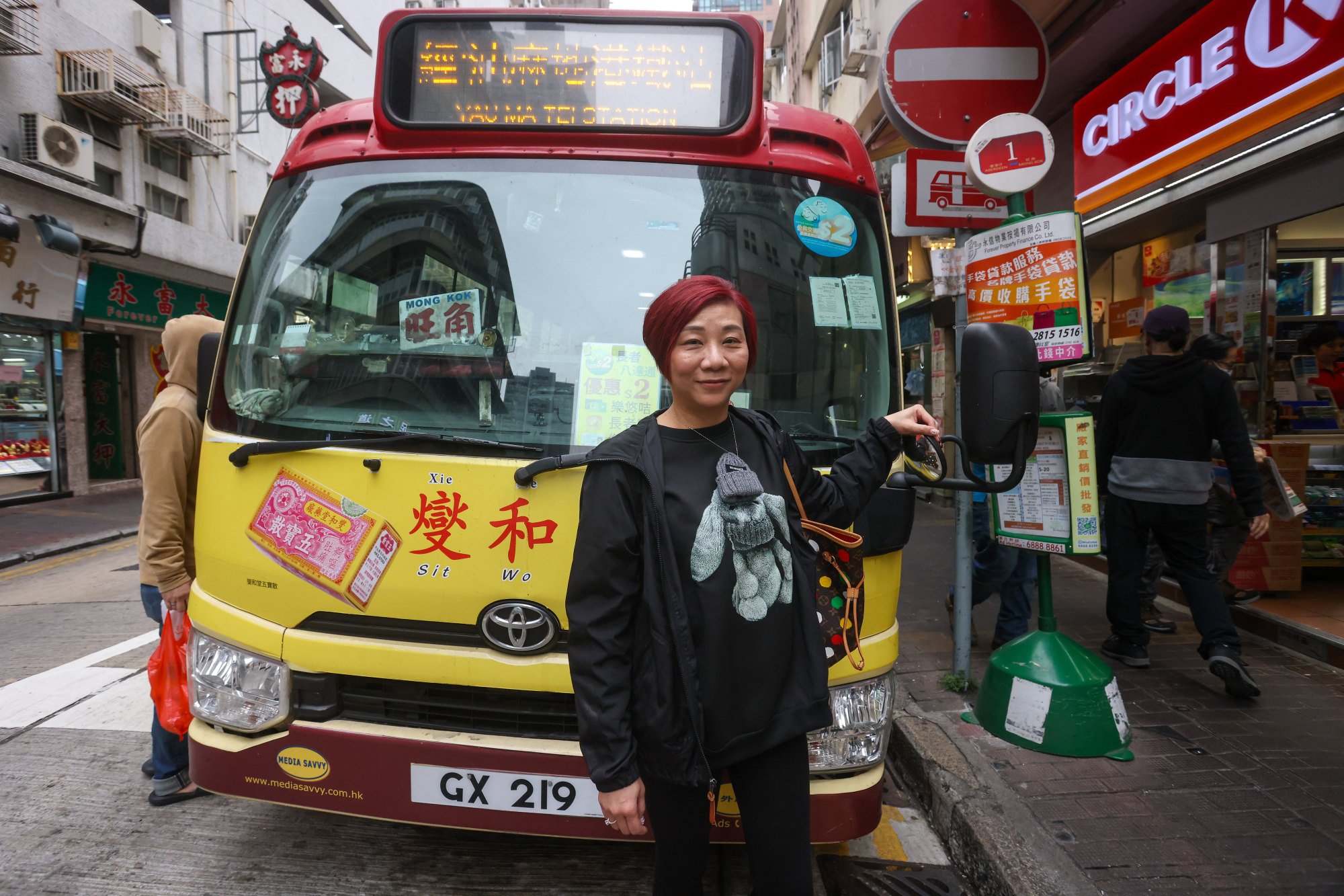 Minibus operator Shadow Yue plans to keeping going for as long as possible. Photo: Jonathan Wong
