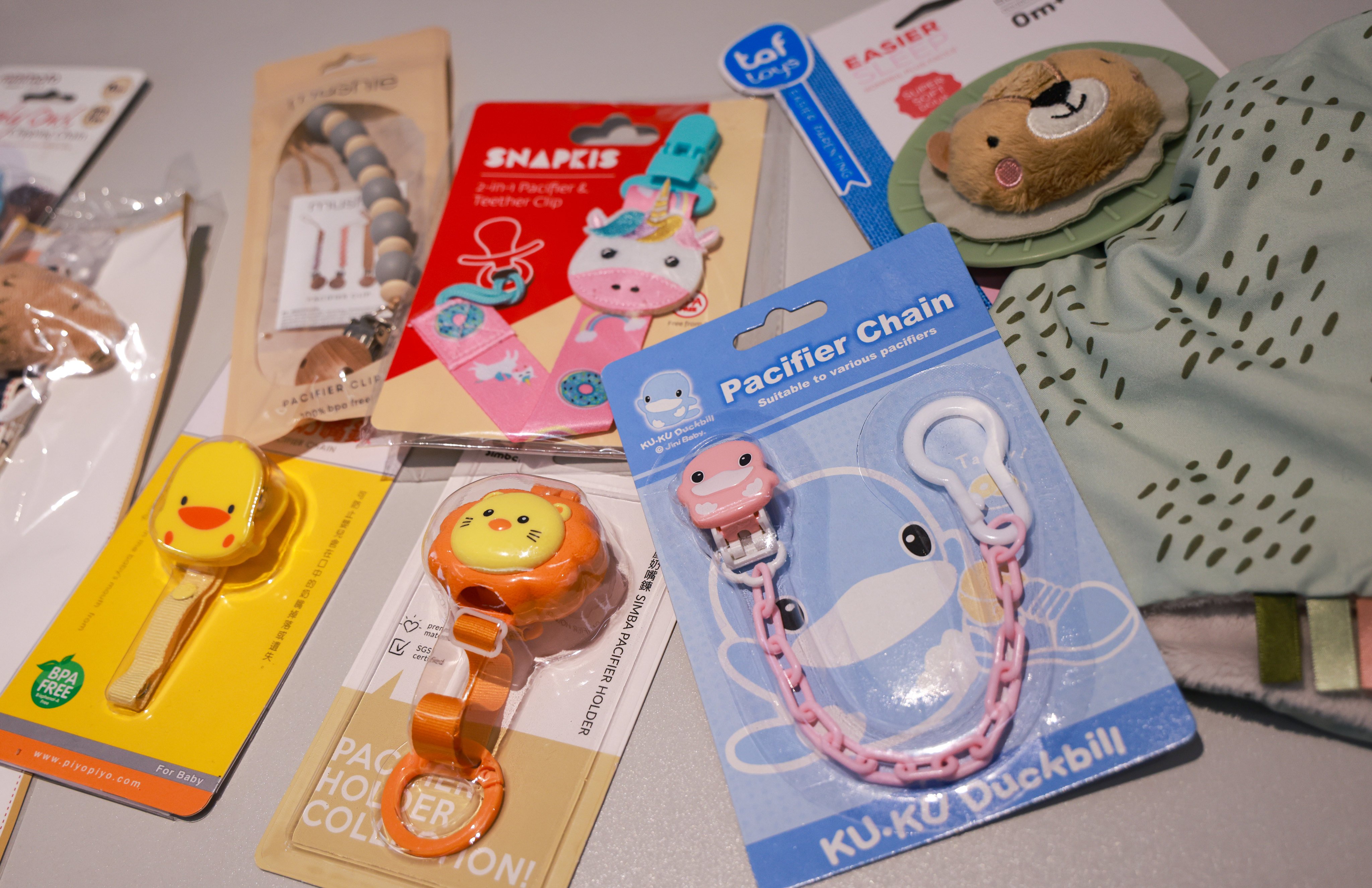 Six pacifier holders tested by the consumer watchdog have failed to meet EU safety standards. Photo: May Tse