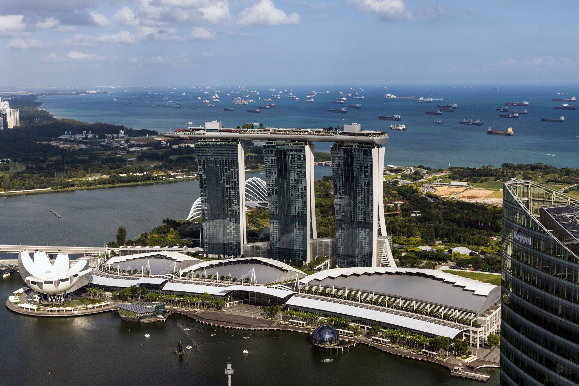 The Marina Bay Sands hotel and casino in Singapore. Photo: Bloomberg