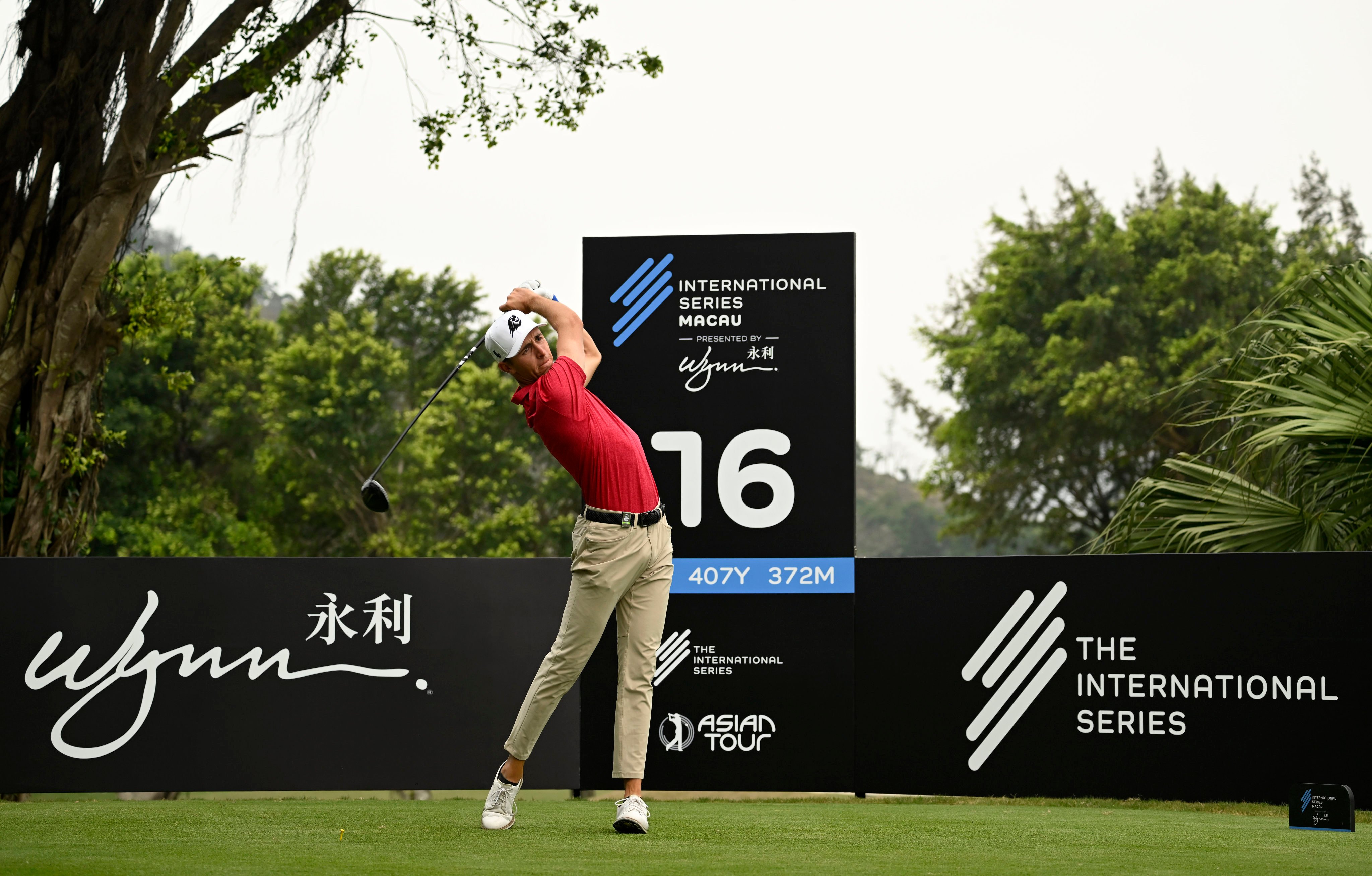 MACAU, CHINA: David Puig of Spain pictured during Round One on Thursday March 14, 2024, at the International Series Macau, presented by Wynn, at the Macau Golf and Country Club. The US$2 million Asian Tour event is staged from March 14-17, 2024. Picture by Paul Lakatos/Asian Tour.