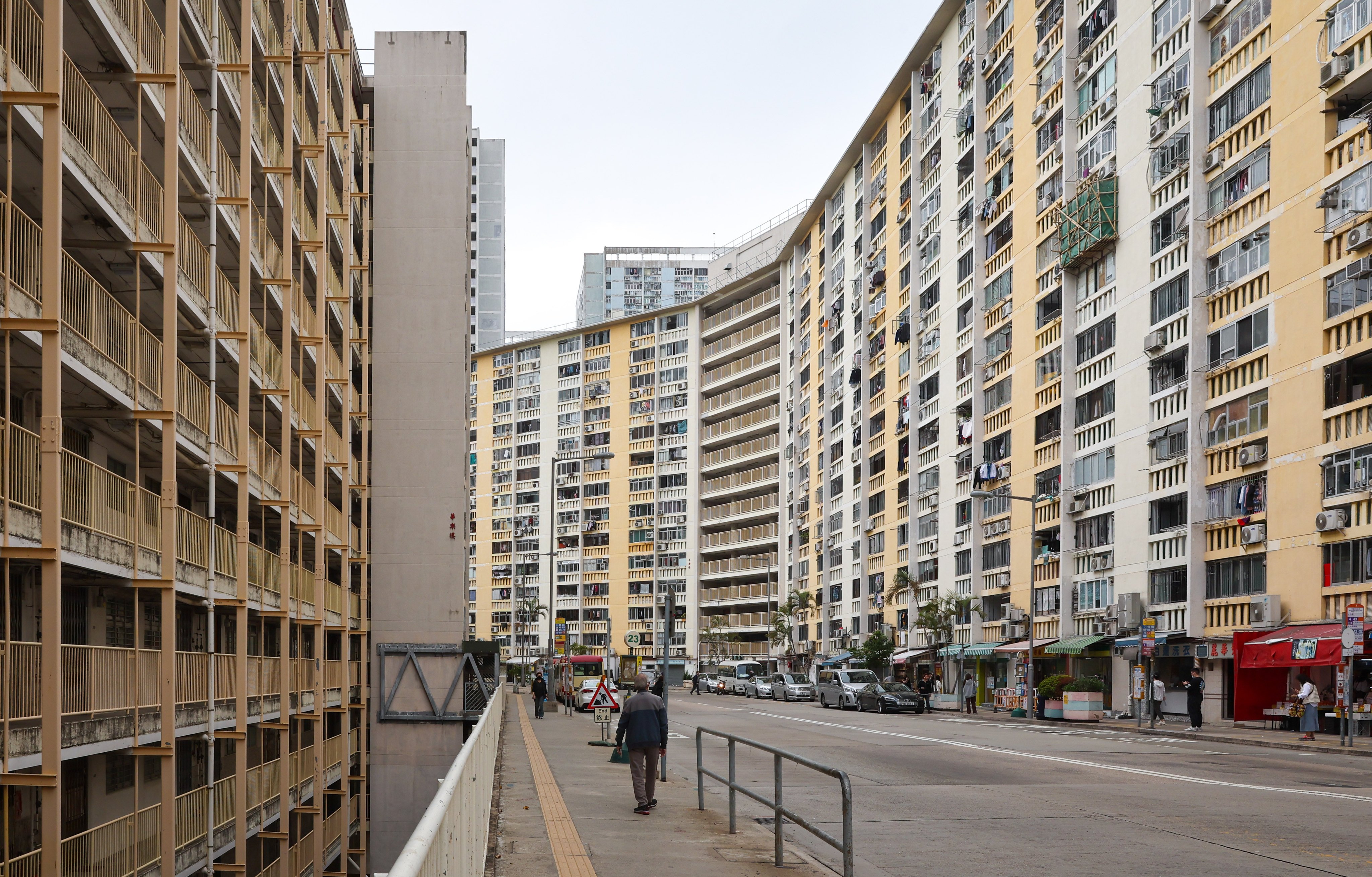 The Wah Fu Estate, where the first 900 households will move before July 2027 as the Housing Authority prepares to redevelop the area. Photo: Edmond So