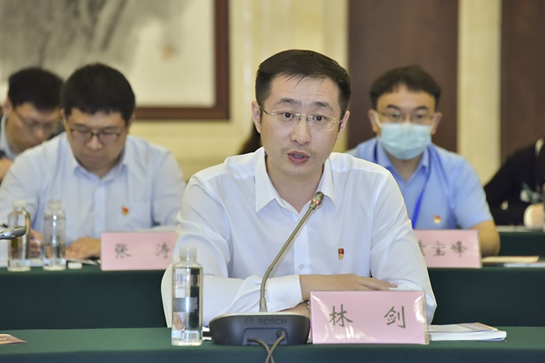 Lin Jian has been named as deputy director general of the foreign ministry’s press unit. Photo: Handout