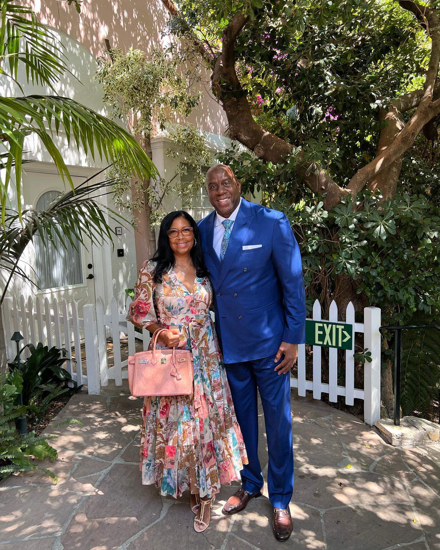 NBA star-turned-entrepreneur Magic Johnson (right) joined the billionaire club in October 2023 and seems to be enjoying life post retirement. Photo: @magicjohnson/Instagram