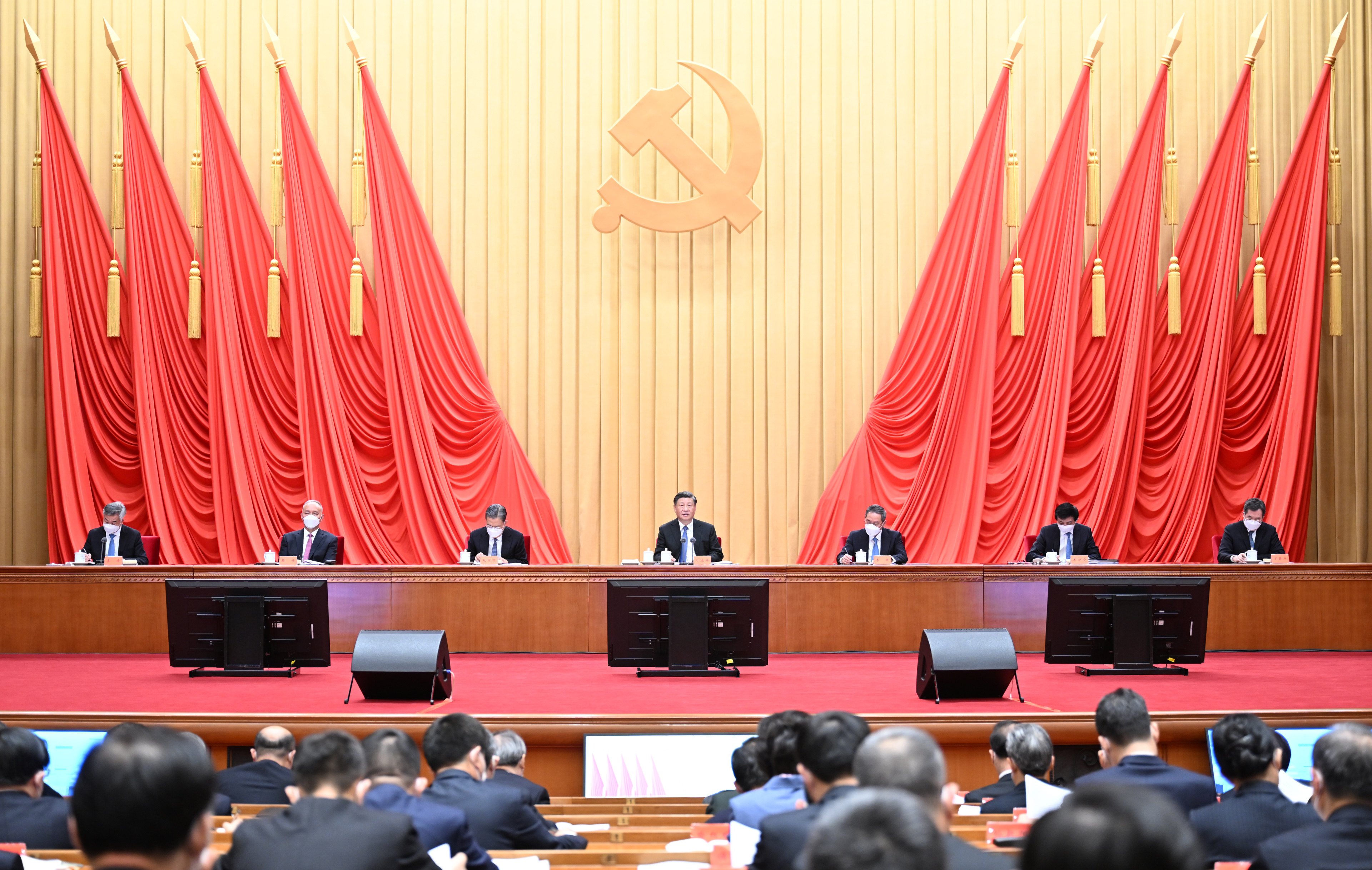 The CCDI routinely convenes a top-level meeting at the beginning of each year to lay out the priorities ahead. Photo: Xinhua